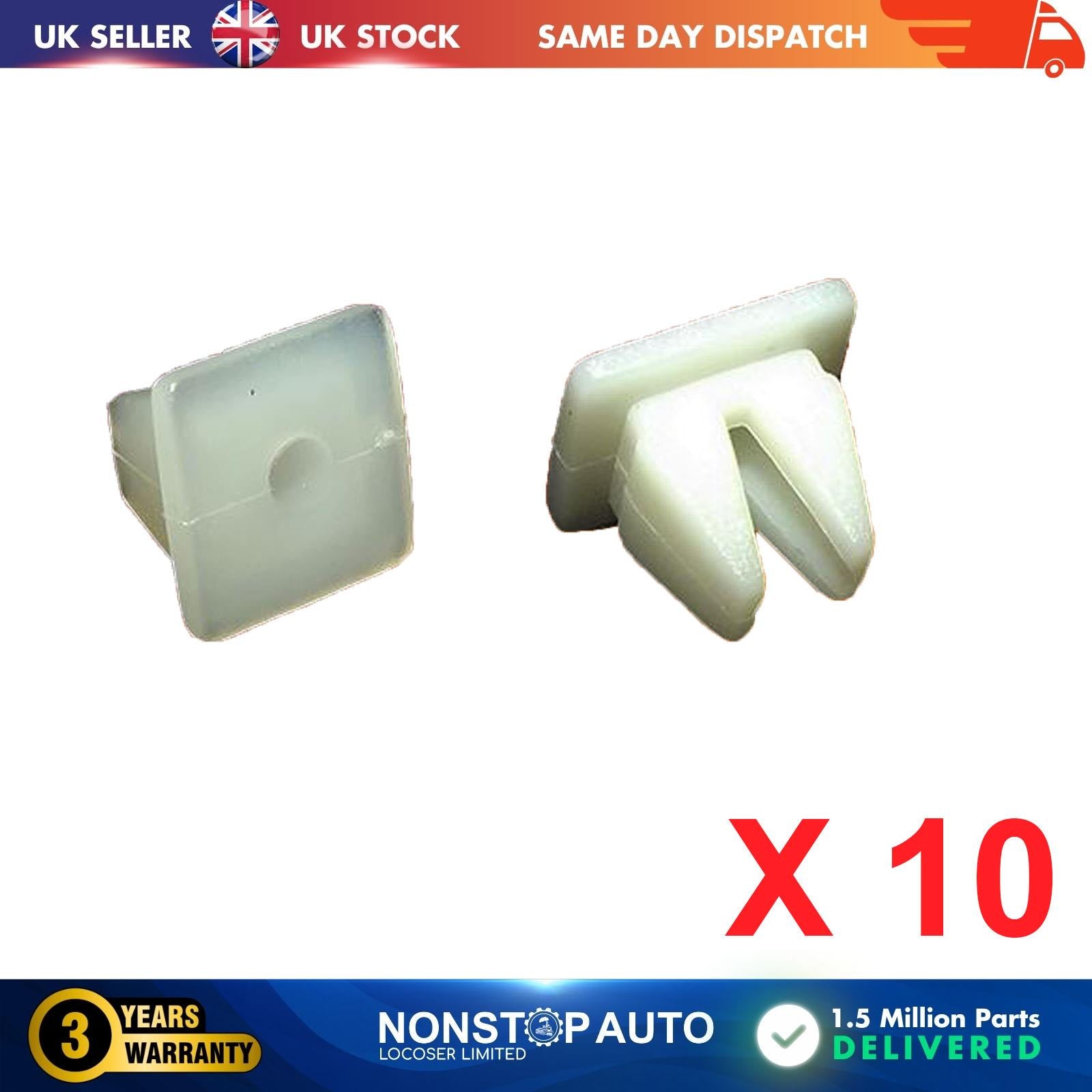 10X Bumper Push Type Retainer Clips For HYUNDAI Getz