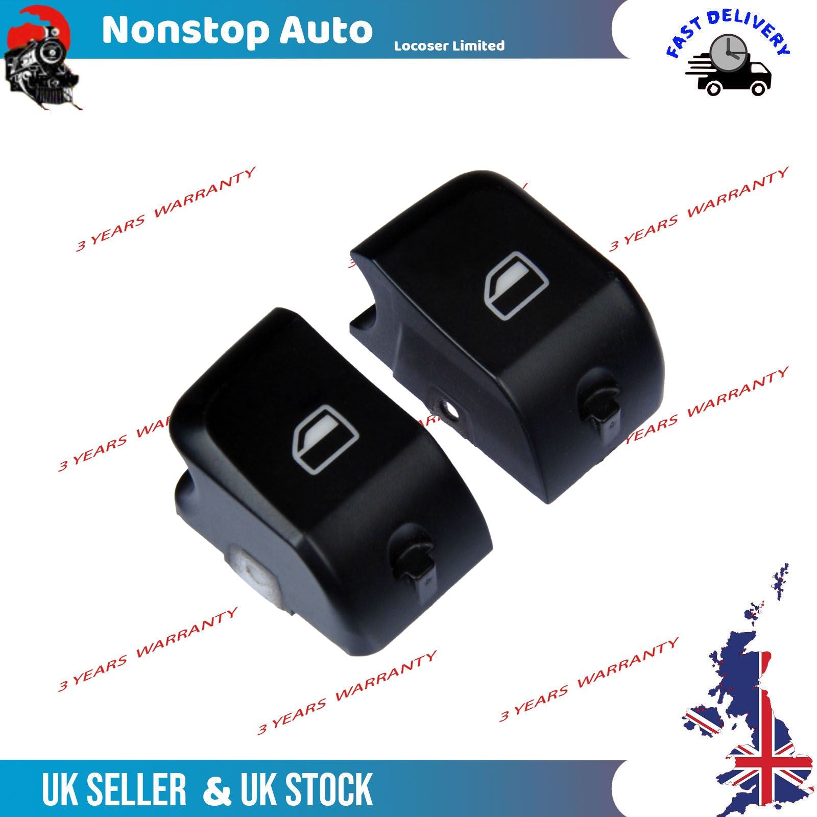 2 X POWER WINDOW SWITCH CONTROL FITS AUDI A4 A5 Q5
