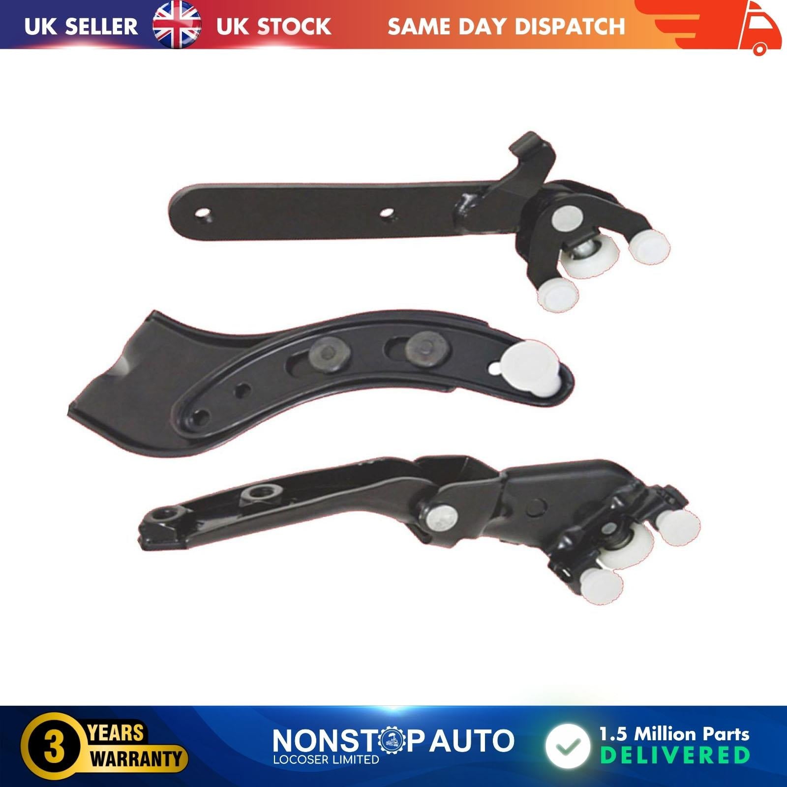 Sliding Door Roller Hinge Bottom Middle Top Right Side Fits VW Caddy III IV  2K0843398A