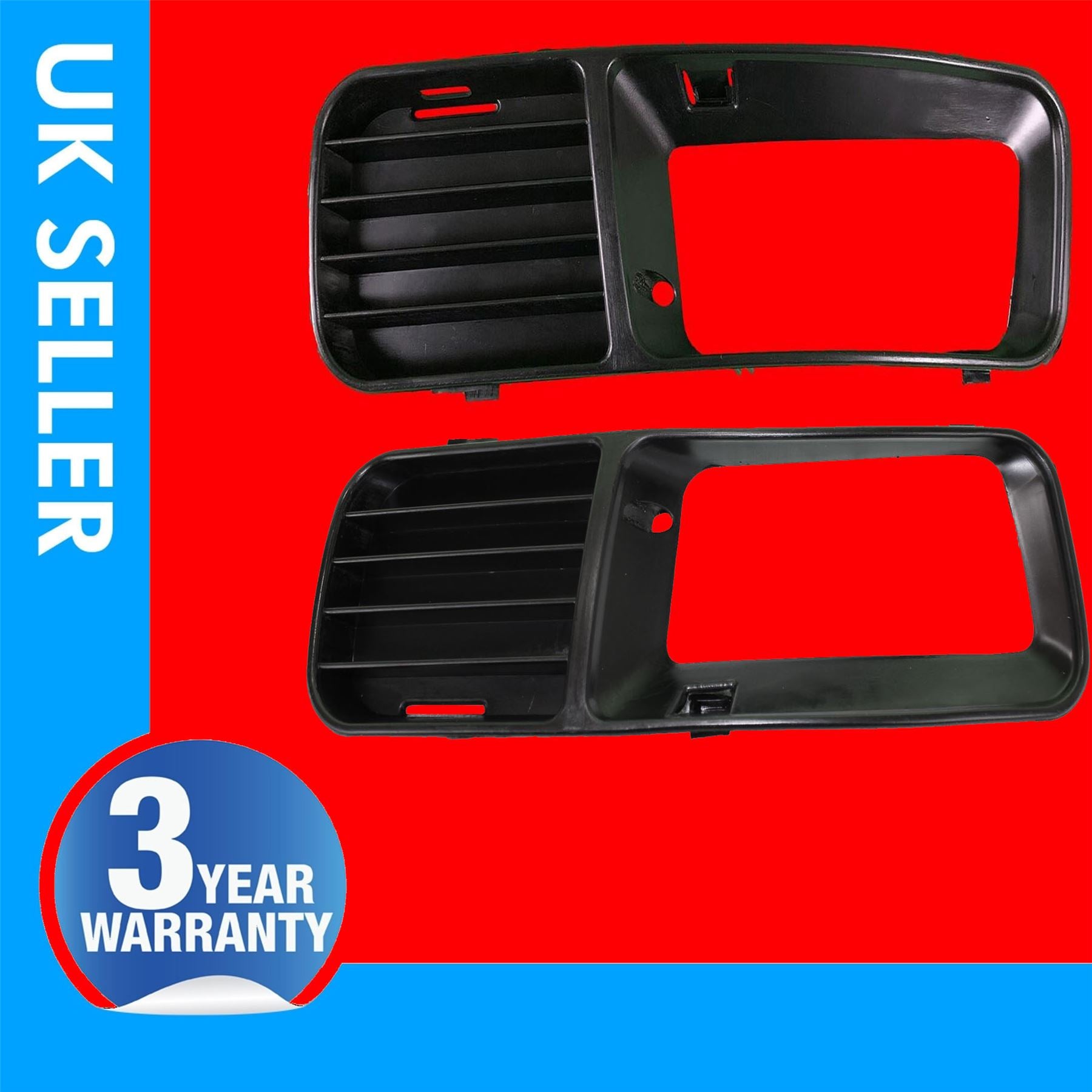 FOR VW POLO 2 X FRONT BUMPER GRILL BOTTOM Fog Light  6K5853665 & 6K5853666