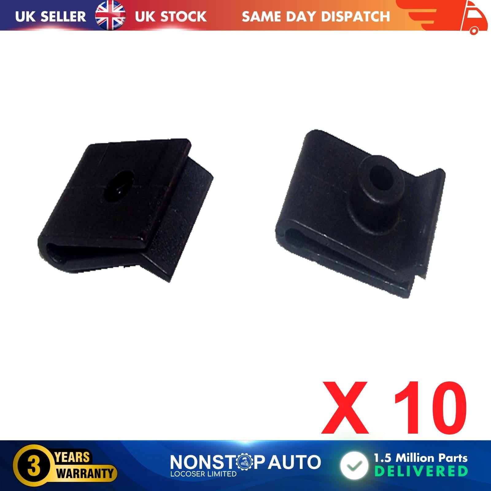 TOYOTA LEXUS Fastener Nylon U Nut X10