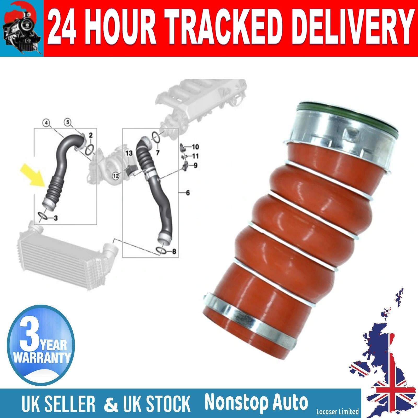 TURBO INTERCOOLER HOSE PIPE SILICONE FOR BMW  X5 3.0 D E70  X6 3.0 D E70 E71 11617823961