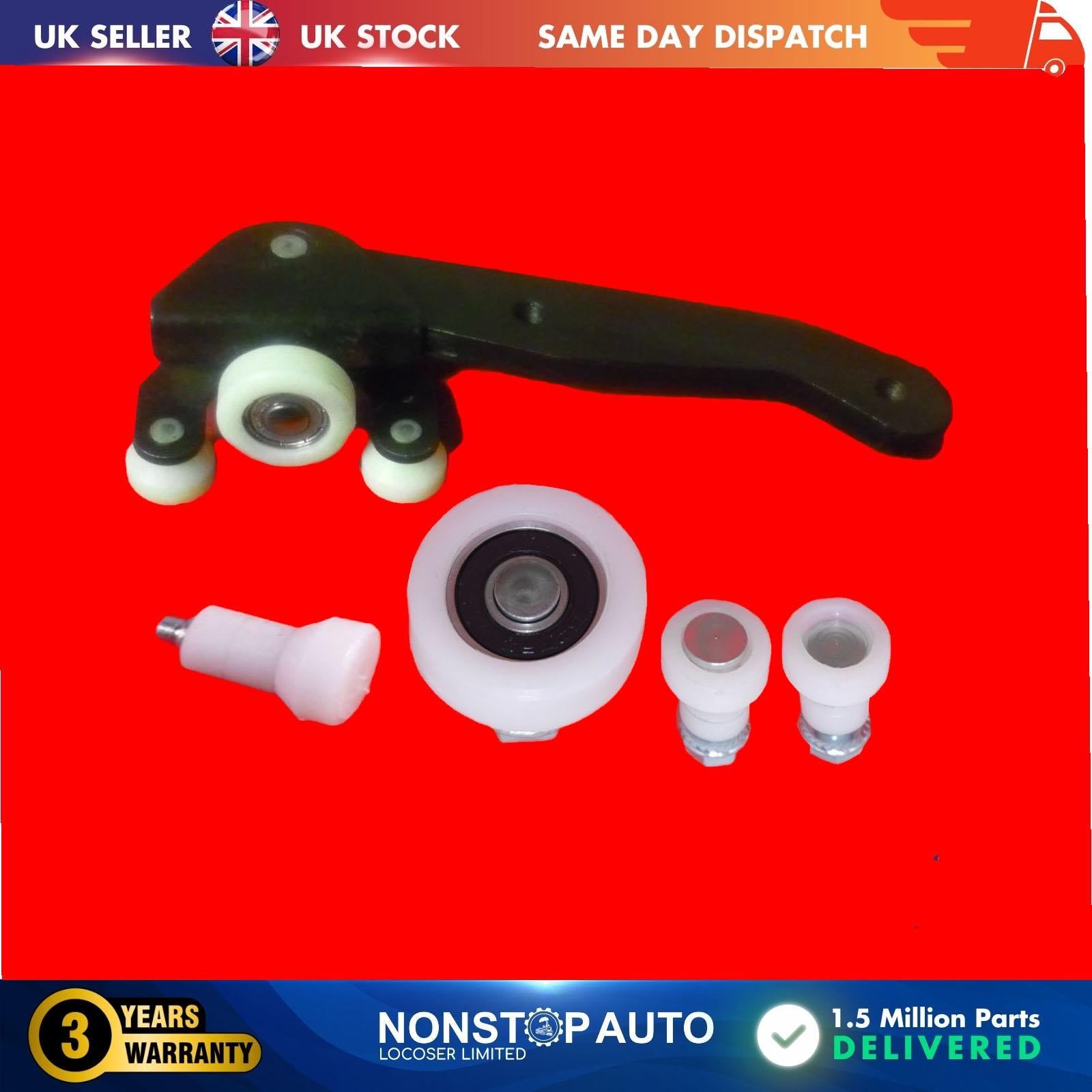 Sliding Door Roller Guide Hinge Bottom Middle Top Left Side Fits VW Transporter T5 Multivan V 7H0843397AA