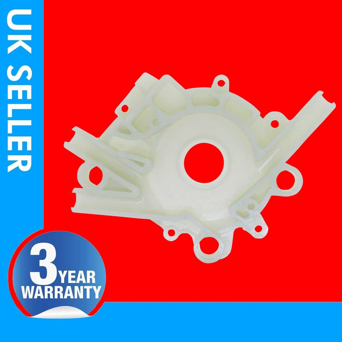 VW Polo 6N window regulator pulley motor housing / front left