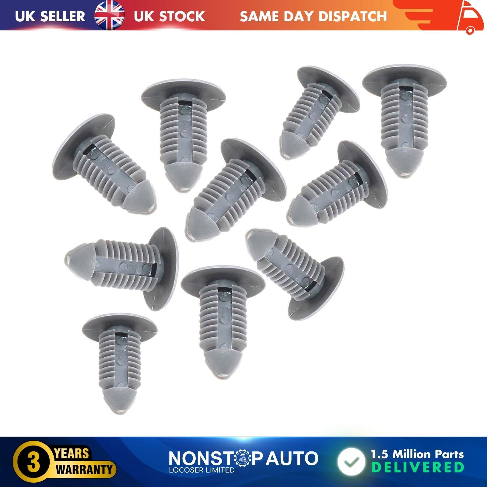 10X UNIVERSAL Moulding Trim Panel Retainer Clips GR0192