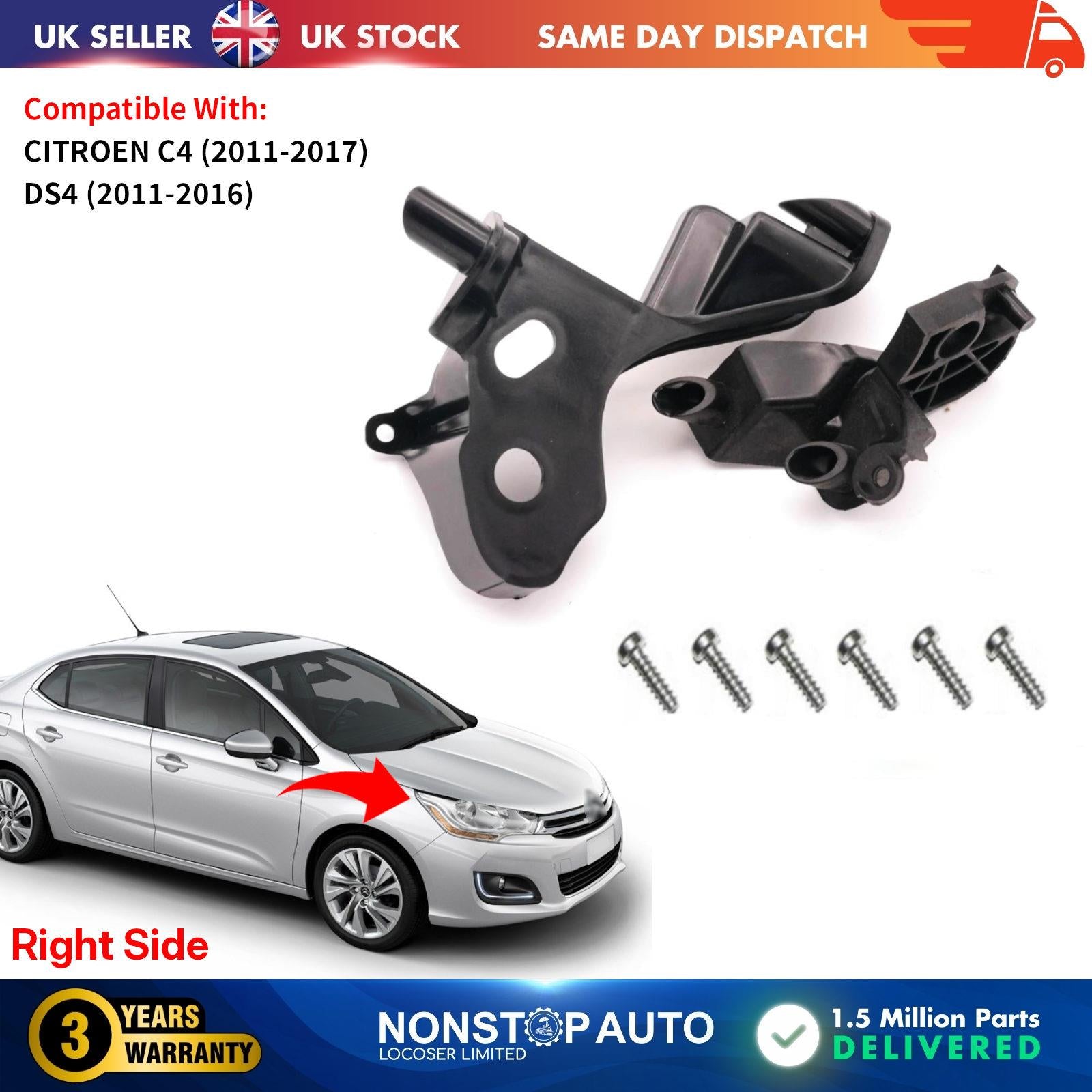 HEADLIGHT REPAIR KIT RIGHT SIDE FOR CITROEN C4 II DS4 6212.H0