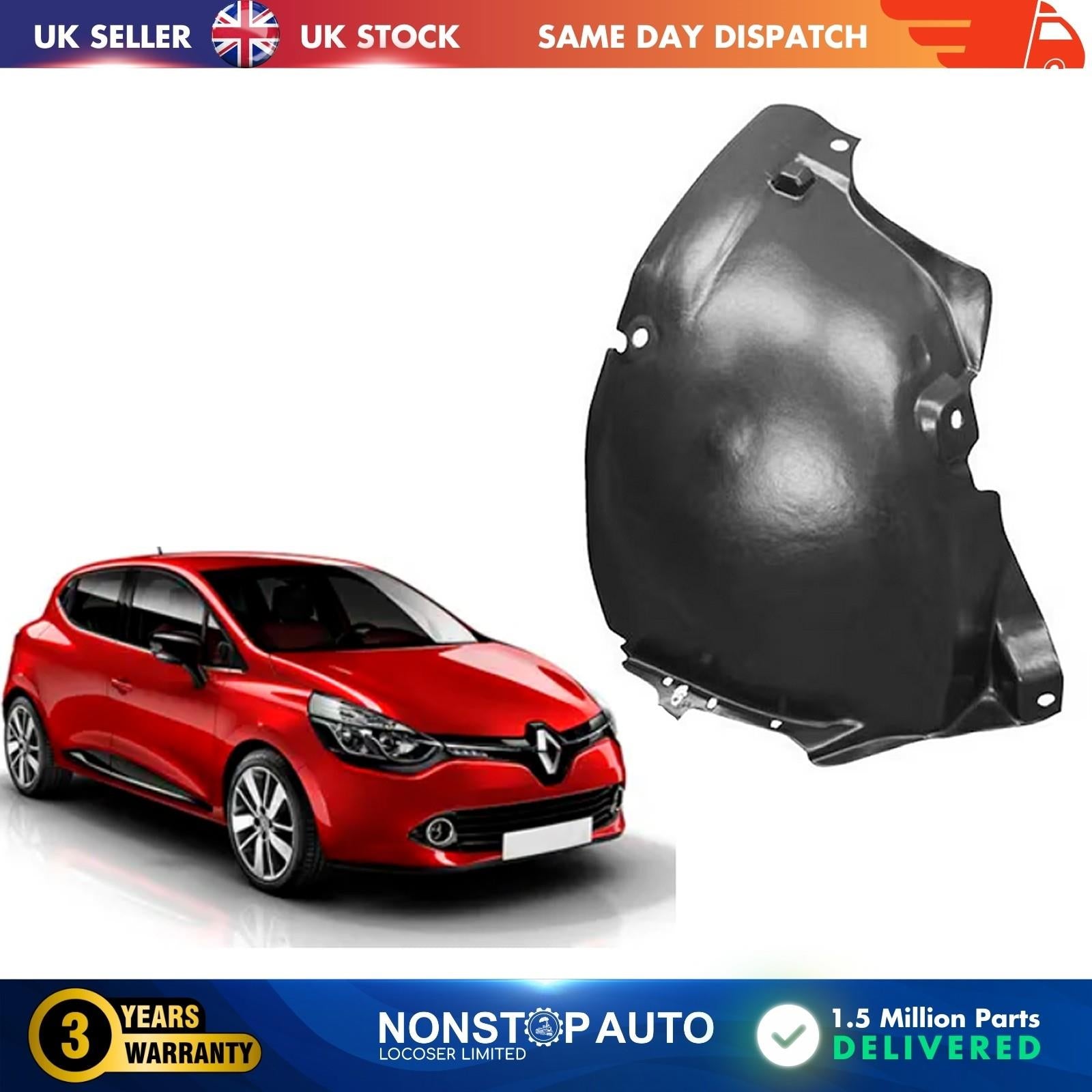 FRONT SPLASH GUARD FRONT SECTION RIGHT FOR RENAULT CLIO 638447513R
