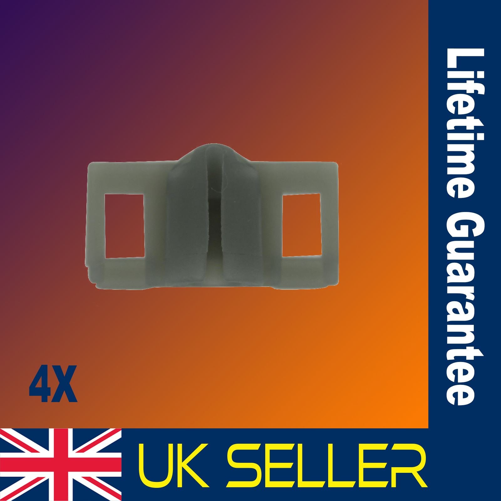 Fits RENAULT Megane II Window Regulator Repair Kit 4 X Clips Front Left Side 7701378240