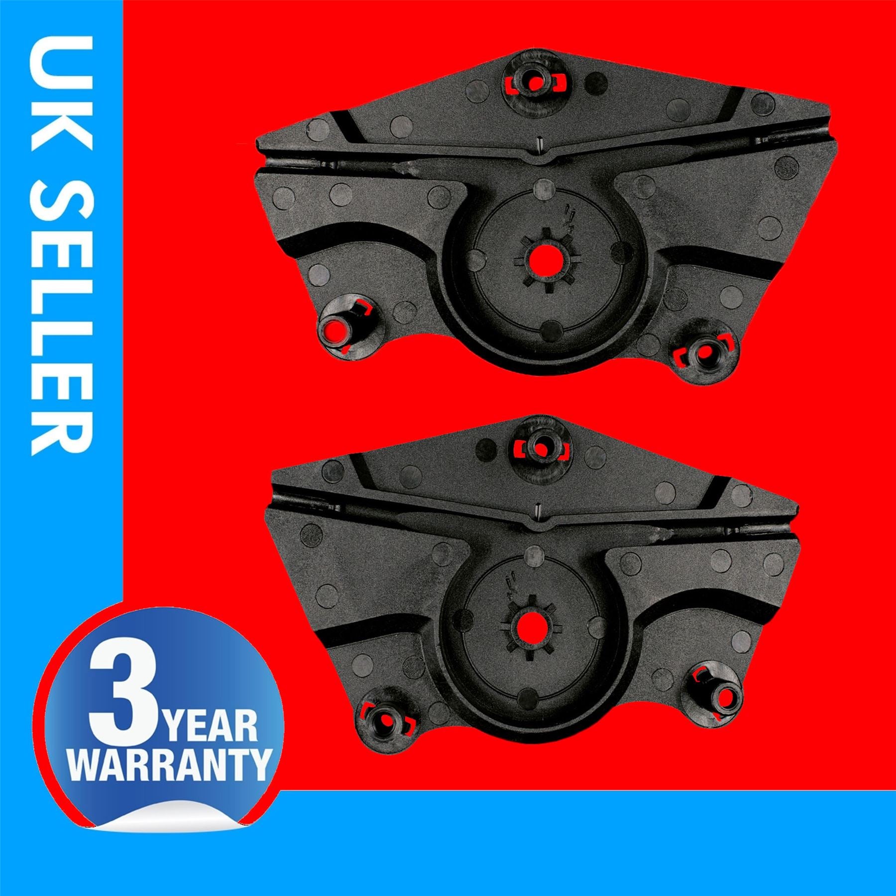 Window Regulator Pulley Housing Front Left & Right Side Fits Skoda Fabia