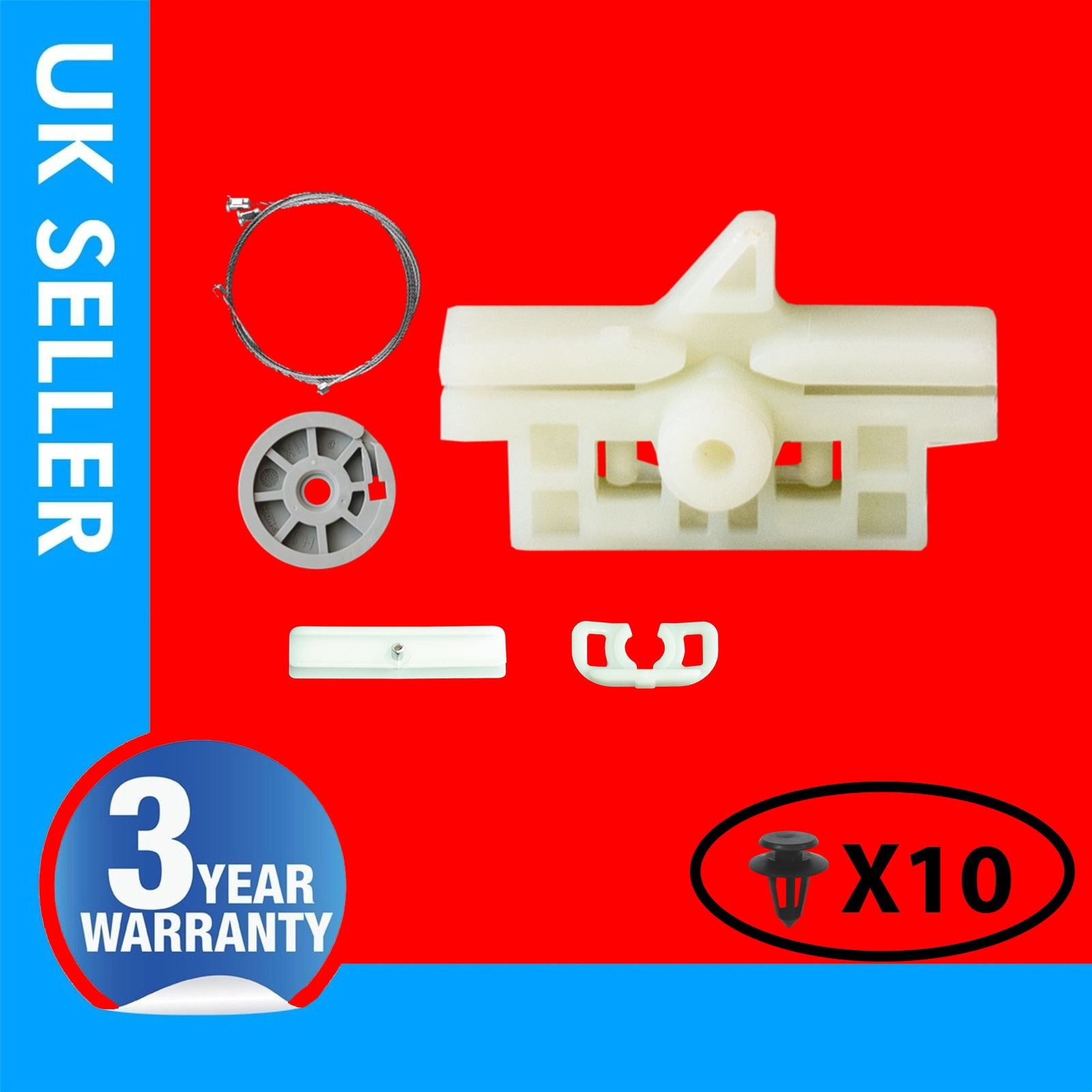 FOR FIAT FIORINO WINDOW REGULATOR REPAIR KIT FRONT RIGHT HAND SIDE