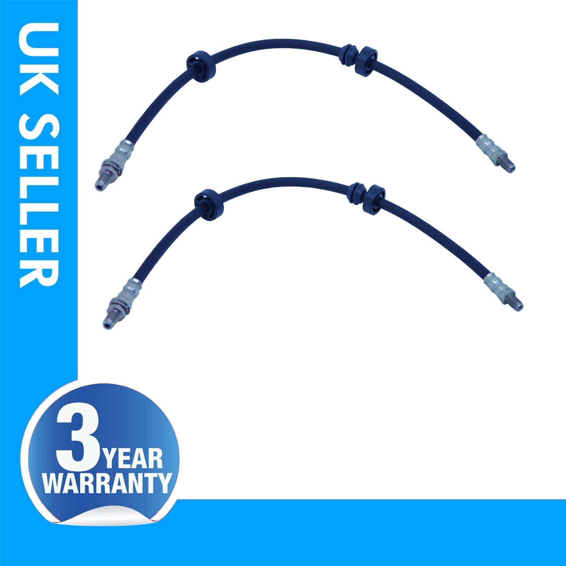 2X Rear brake hose Pipe For FORD Cougar Mondeo Mk1-Mk2 97BG2282BC