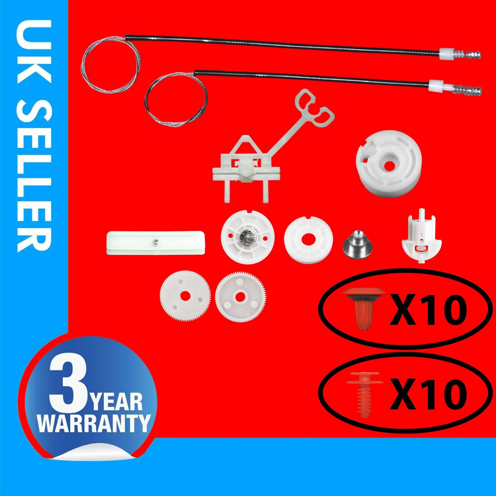 FIAT LINEA WINDOW REGULATOR REPAIR KIT REAR RIGHT HAND SIDE