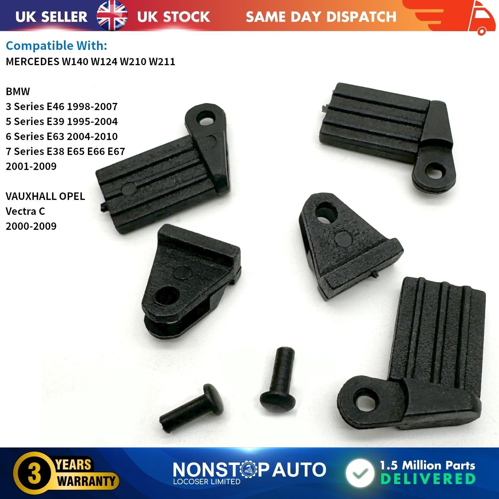 Rear Sun Screen Window Blind Curtain Repair Kit For MERCEDES BMW 3 5 6 7 VAUXHALL OPEL Vectra C