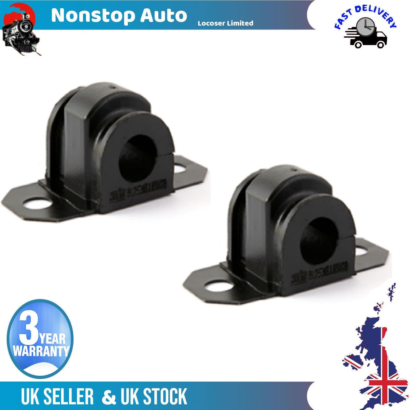 2X suspension STABILIZER RUBBER BUFFER FRONT FITS MAZDA 2  8V515484AB