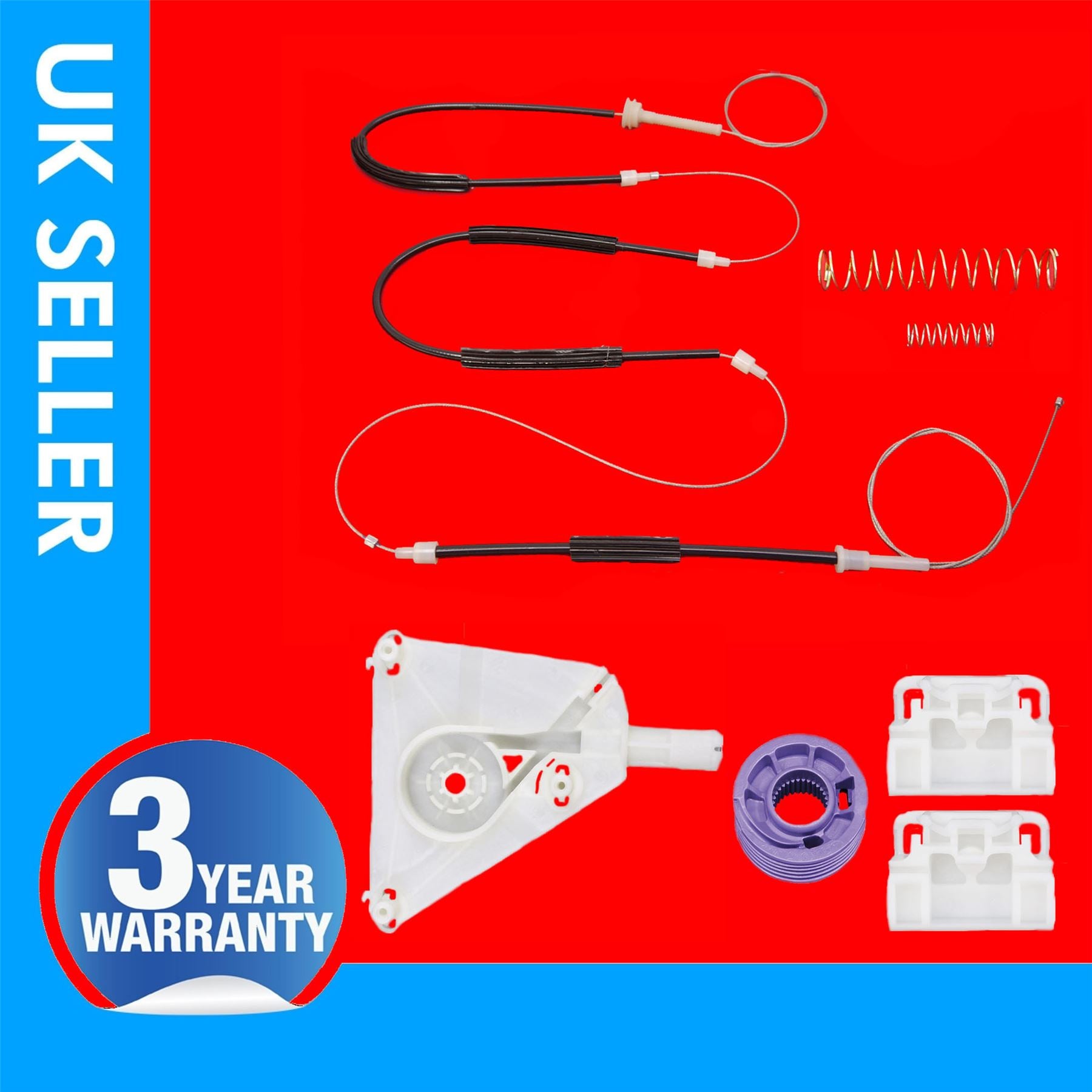 For Audi A3 Window Regulator Repair Kit Front Right Side