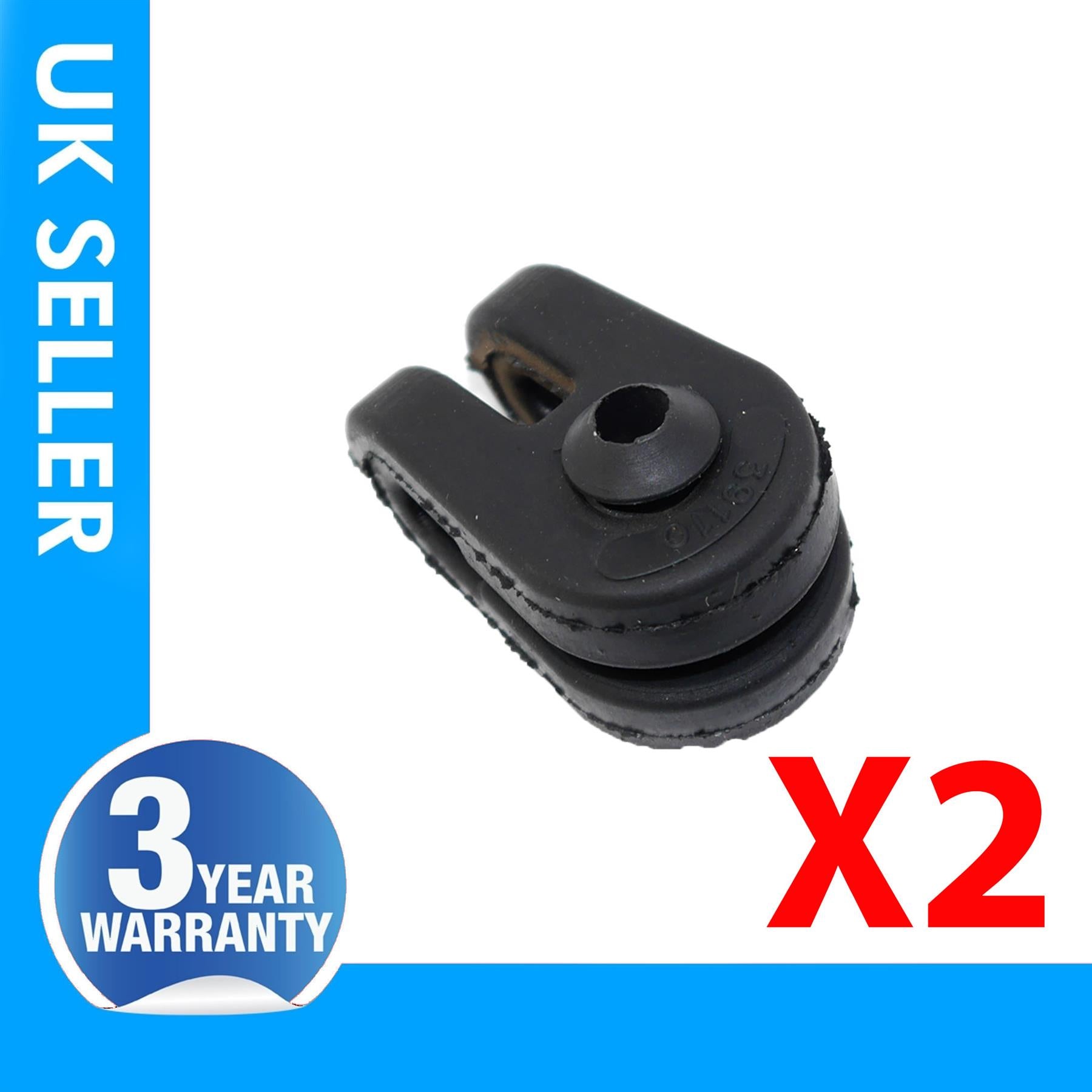 2X Rear Exhaust Pipe Support Pad Exhaust Mounting Rubber FORD Escort Classic III IV V VI Fiesta I II 86AB5A262AA