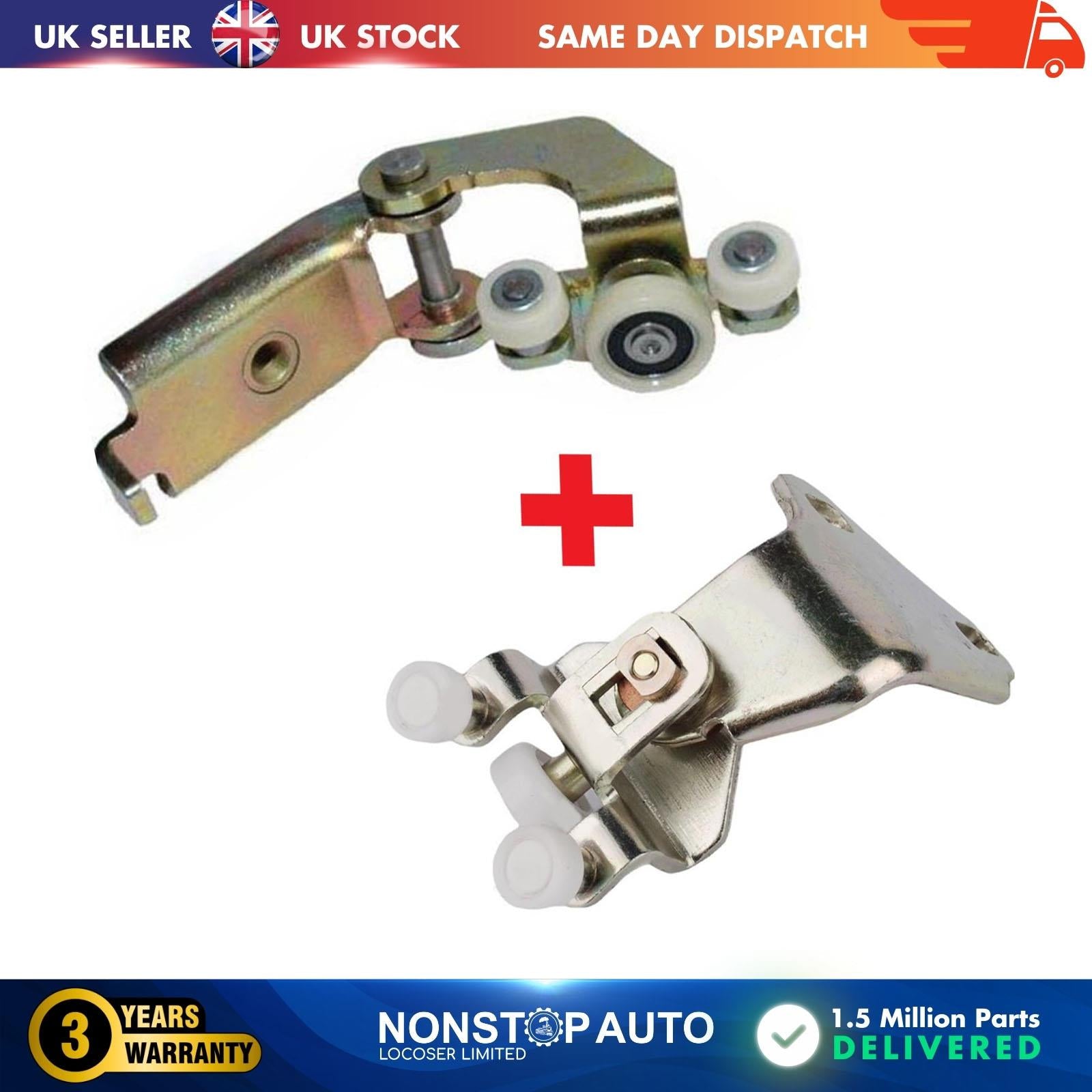 2X Sliding Door Roller Guide Hinge Middle and Top Left For MERCEDES Sprinter VW LT MK2