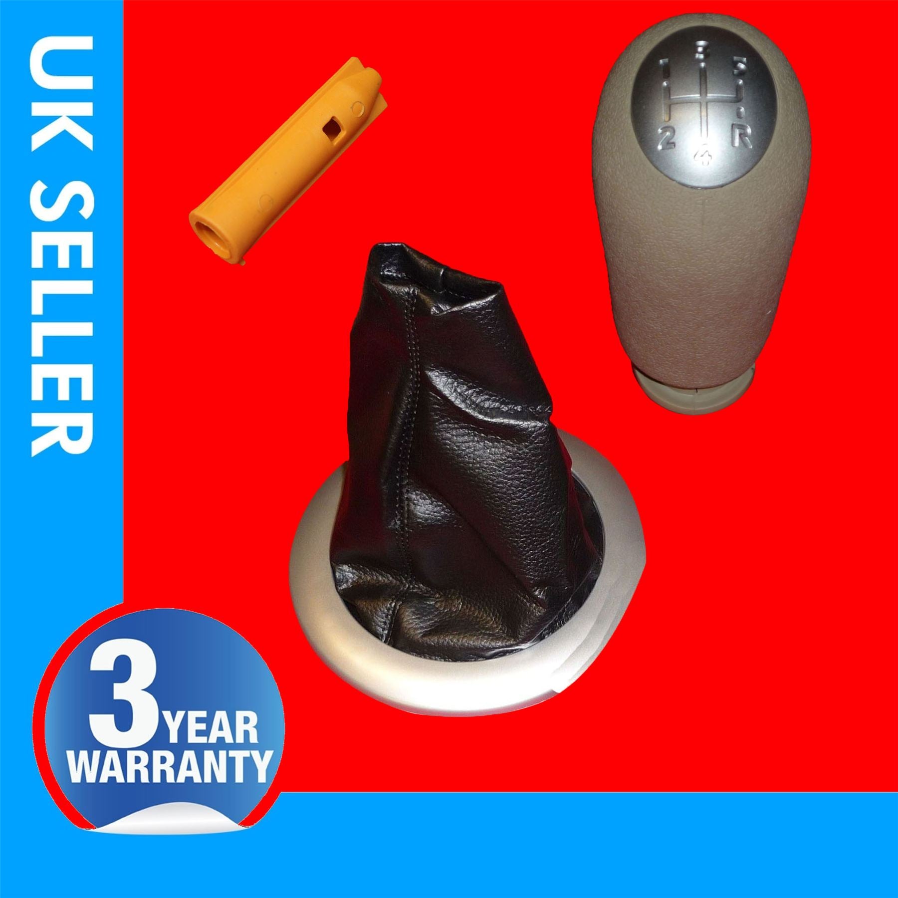 Gear Knob Shift Stick Sleeve Adapter Lever Boot Gaiter Cover Fits RENAULT Megane Scenic II