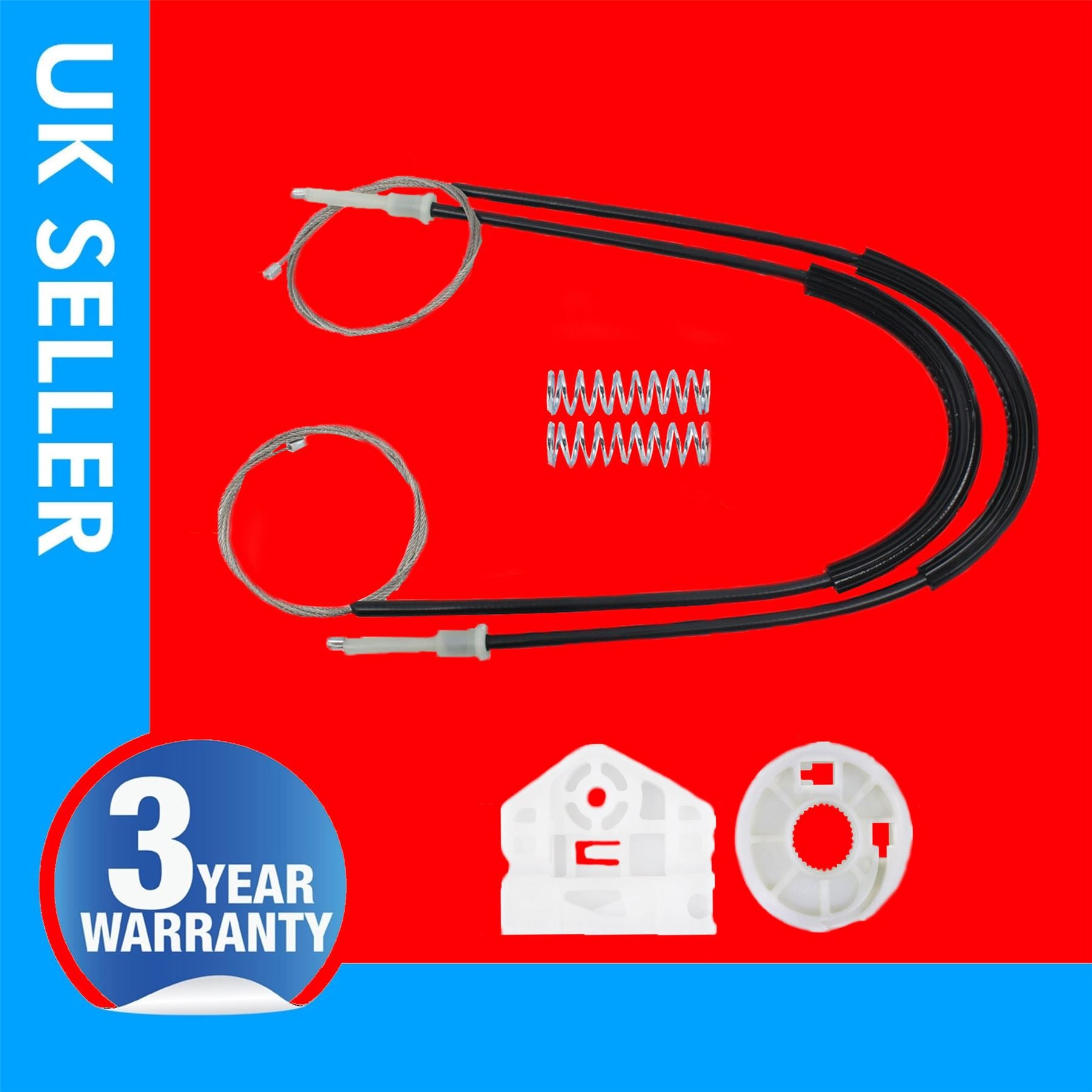 Window Regulator Repair Kit Front Right Side Fits Renault Master