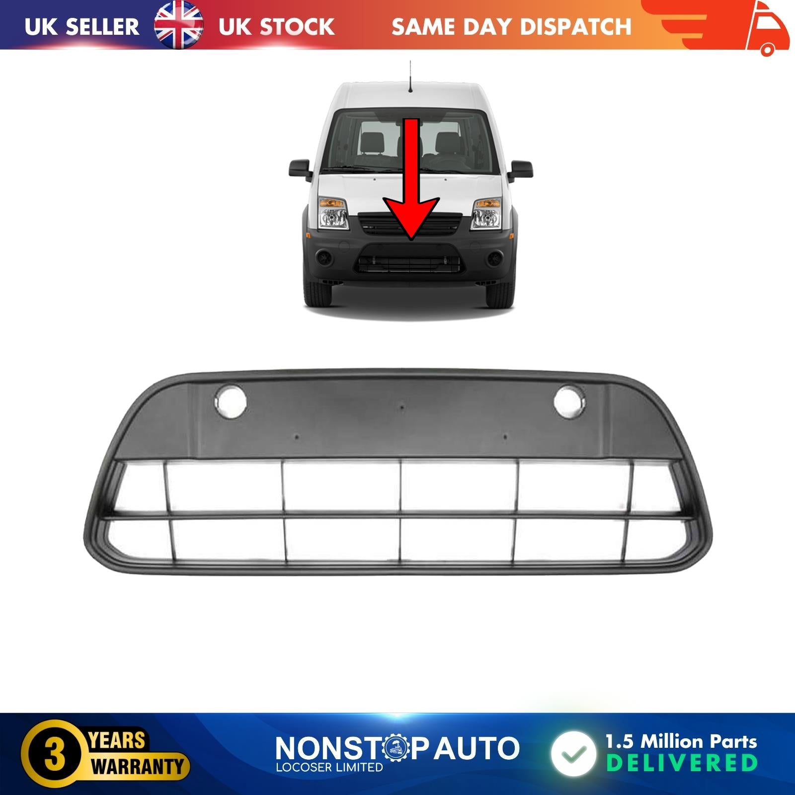 for FORD Connect 07-13 bumper front centre 5086088