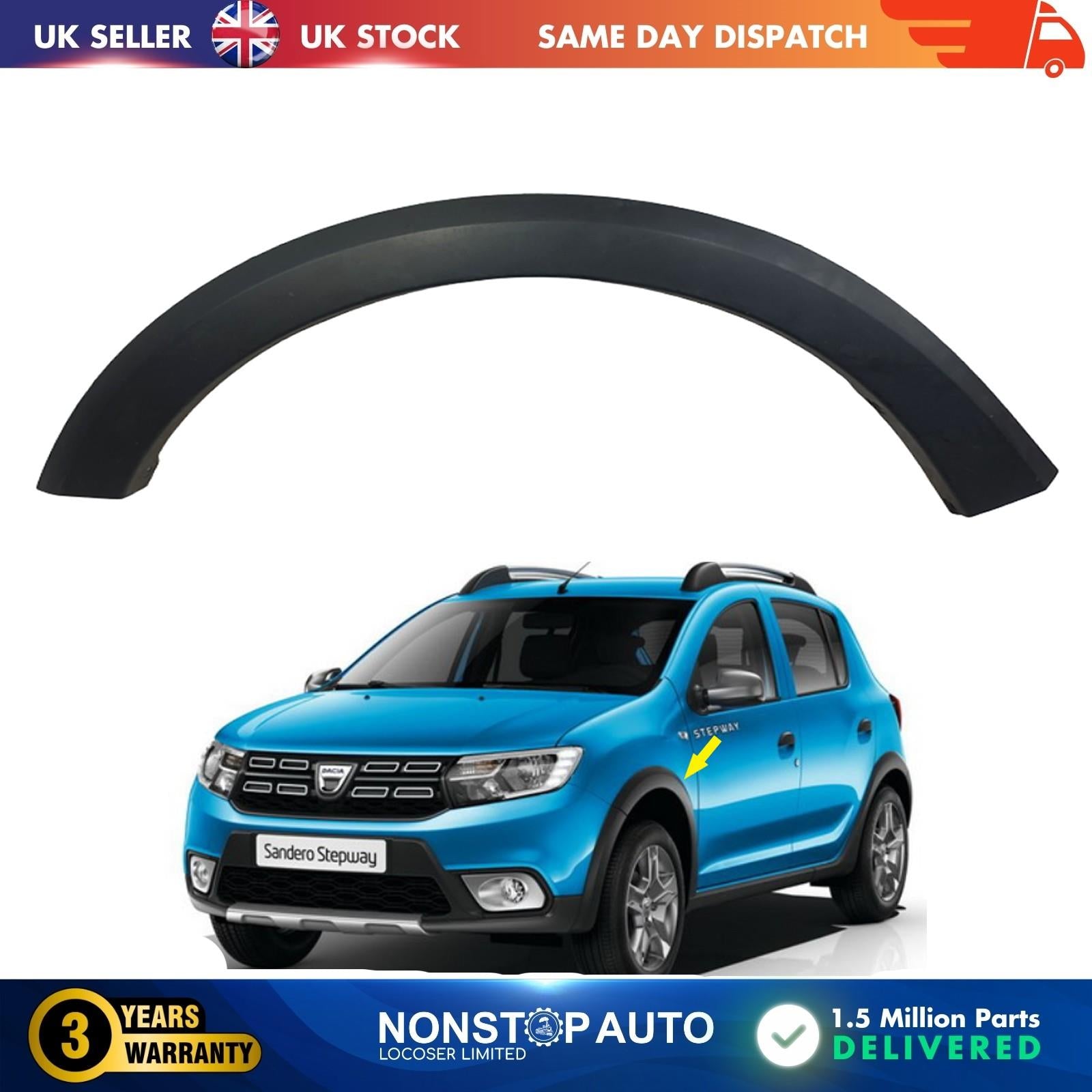 FRONT WHEEL ARCH TRIM LEFT SIDE  FOR DACIA SADERO II 638751431R