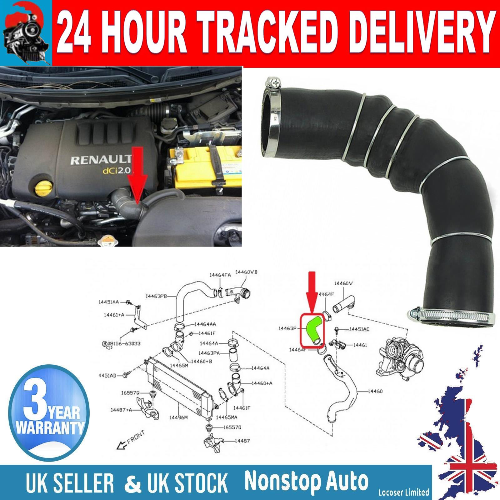 TURBO INTERCOOLER  HOSE PIPE FOR NISSAN QASHQAI 2.0 DCI 14463JD70B