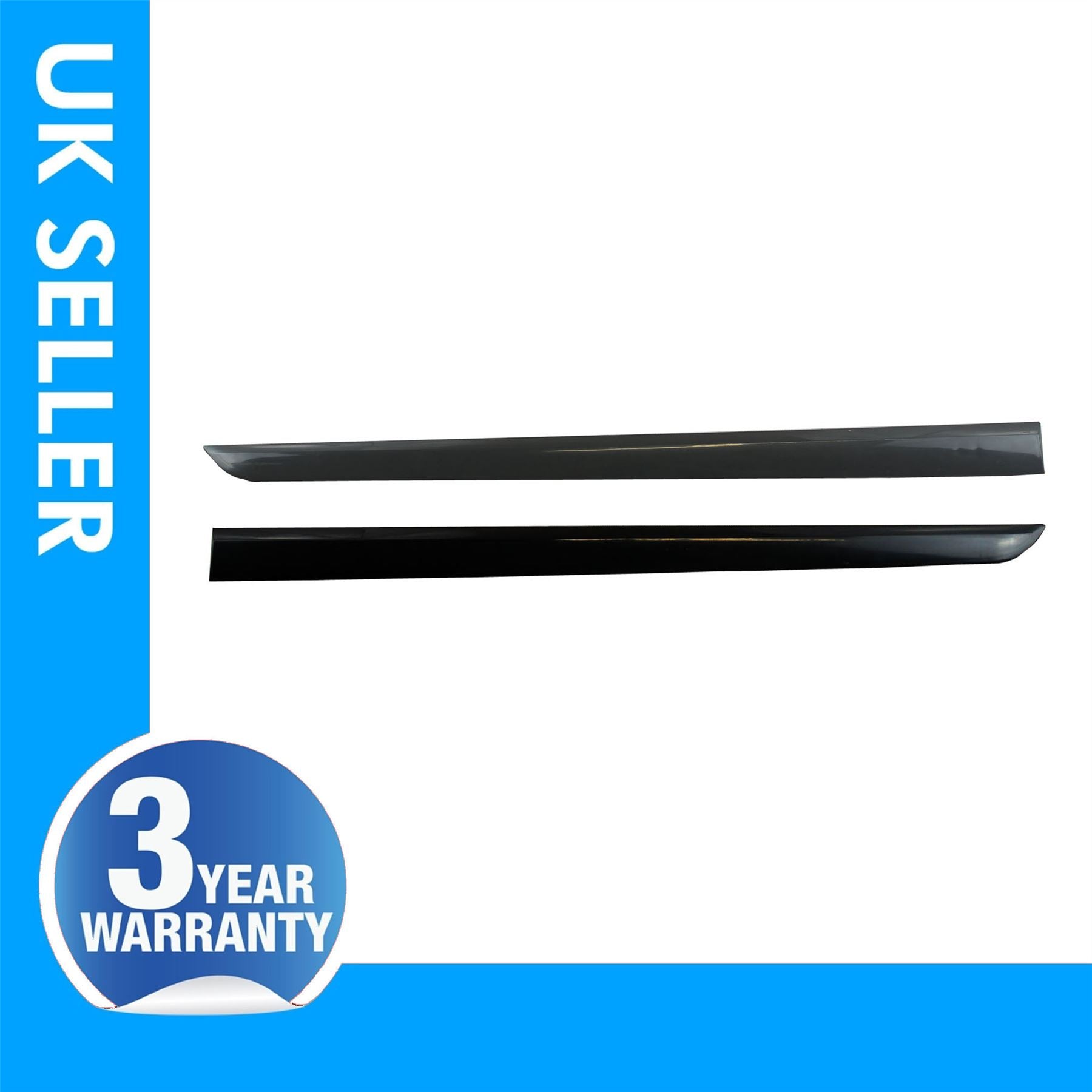 2 X Front Door Moulding Panel Strap Paintable Vauxhall  Opel Astra H 172640