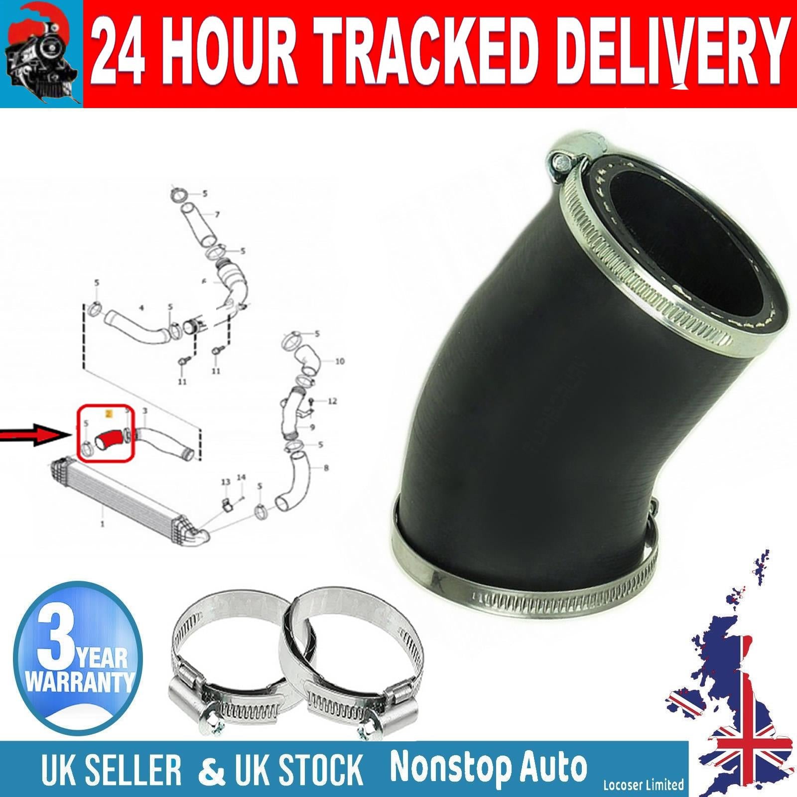 TURBO INTERCOOLER  HOSE PIPE FOR VOLVO C30 C70 II S40 II V50   31293925