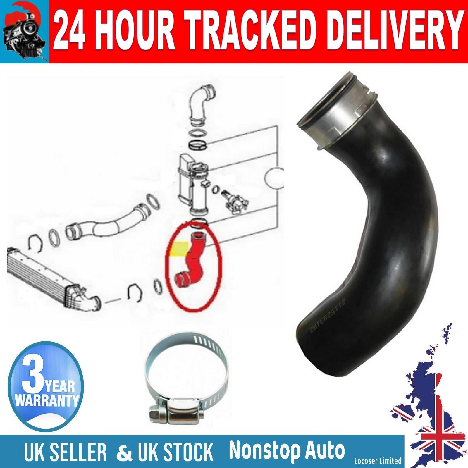 TURBO INTERCOOLER TURBO HOSE PIPE FOR MERCEDES E CLASS S211 W211 E270 CDI  2115283182