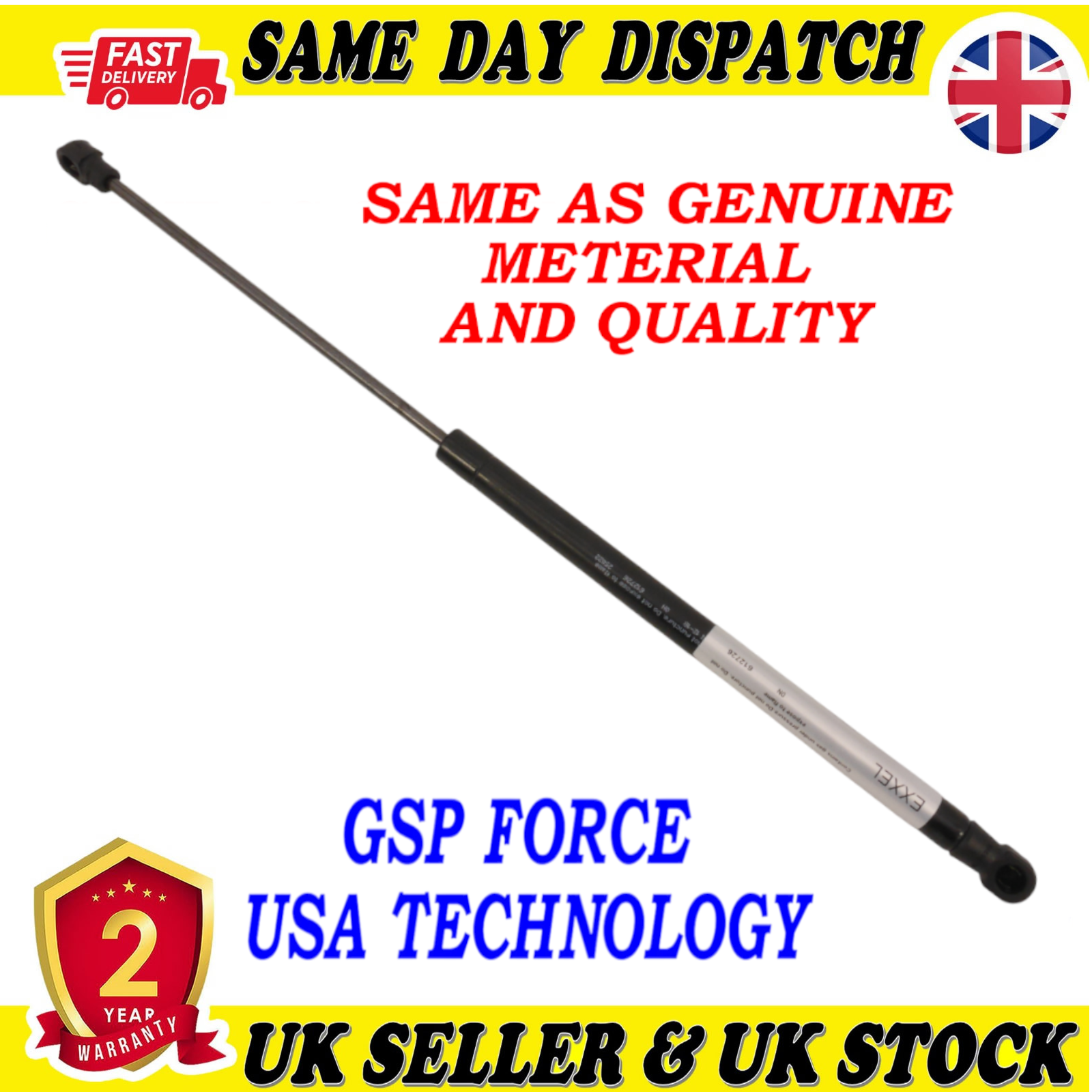 TAILGATE BOOT GAS STRUTS 0 Newton FOR FORD FOCUS III 1736612