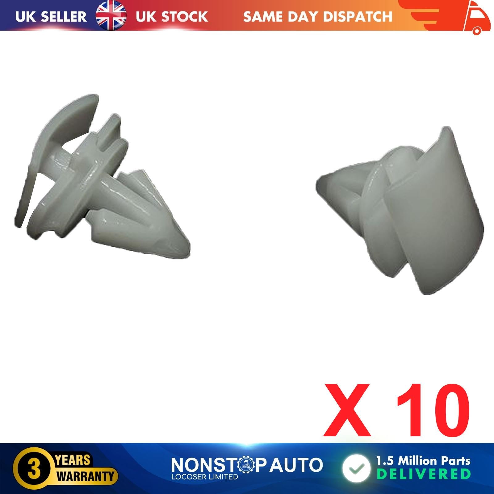 For AUDI VW Side Skirt Moulding Clips X10