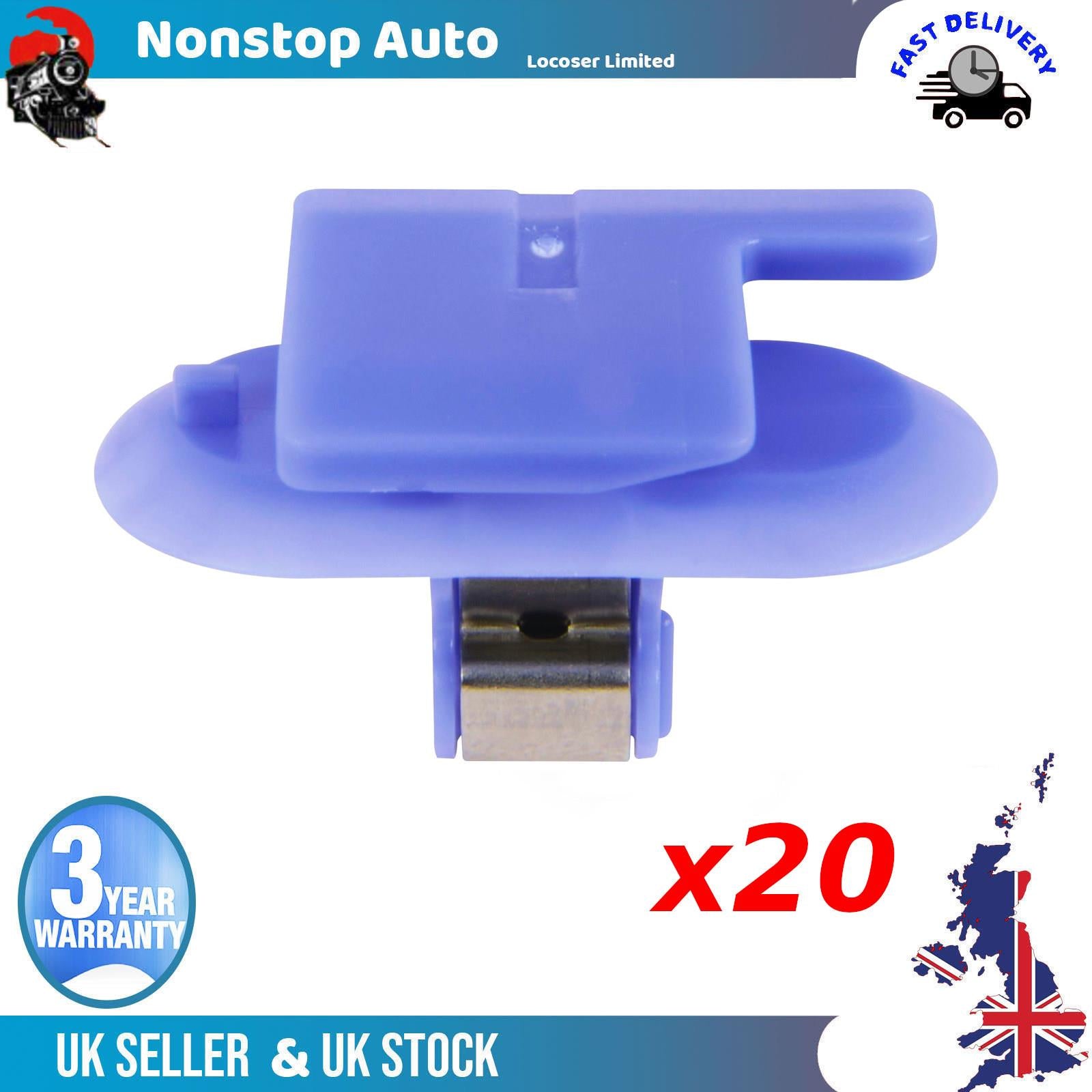 20X For Vauxhall  Vectra C Zafira Tailgate Door Moulding Panel Clips 24405740