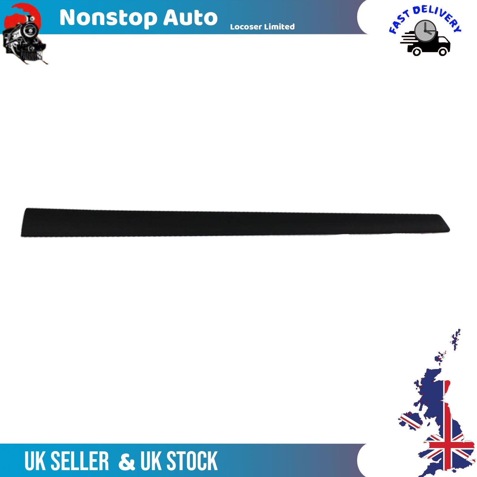 FITS FORD FIESTA FRONT DOOR PANEL TRIM moulding STRAP LEFT 6S61A20939AF55MW