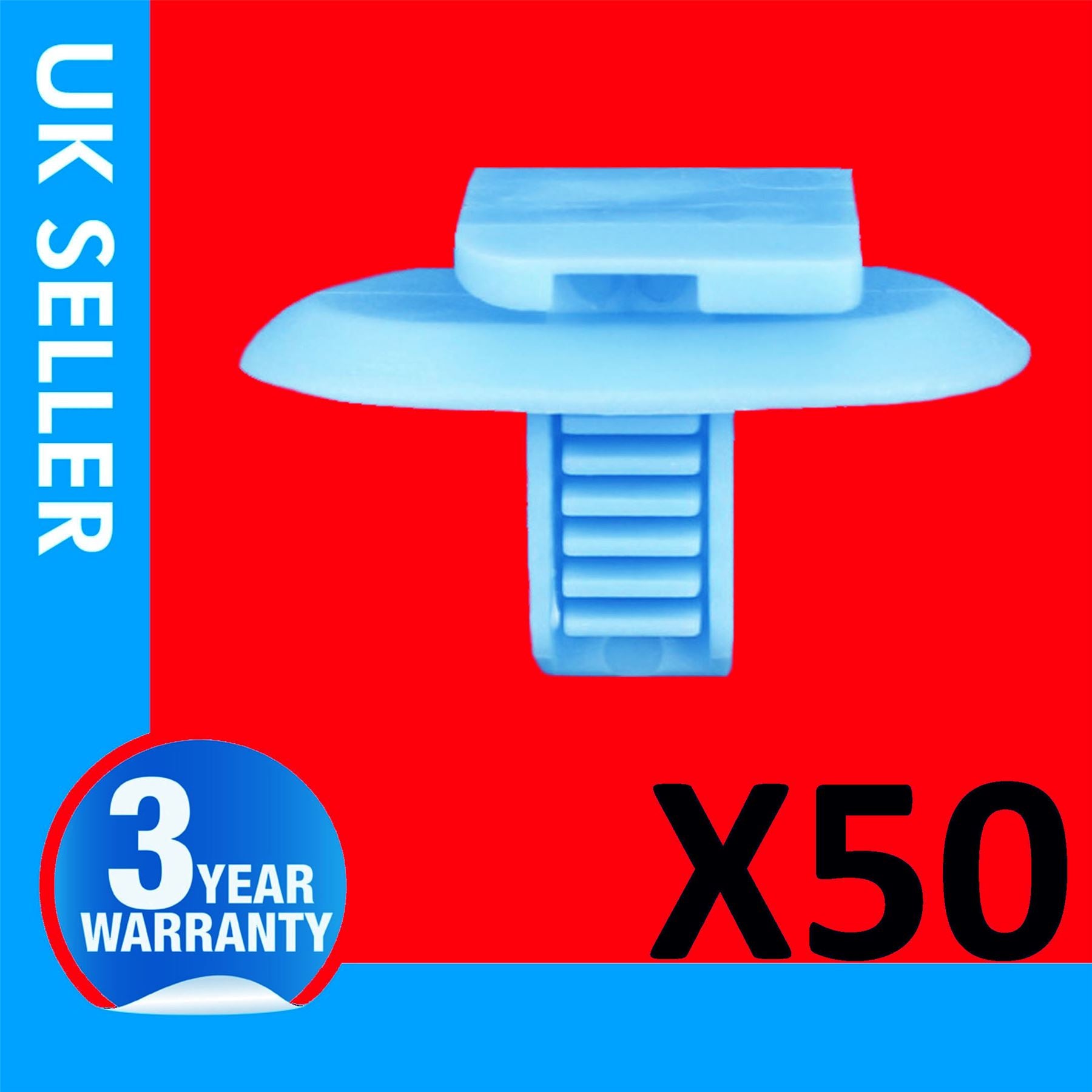 50X For Citroen Nemo Fiat Fiorino Qubo Windscreen Moulding Panel Trim Clips