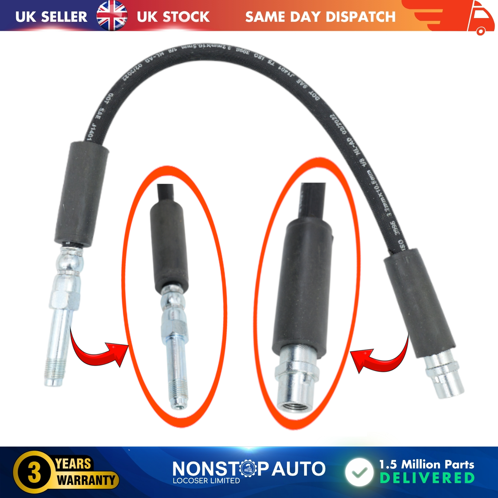 Rear Brake Hose Pipe For MERCEDES SPRINTER VW CRAFTER KAEFER 2E0611707B