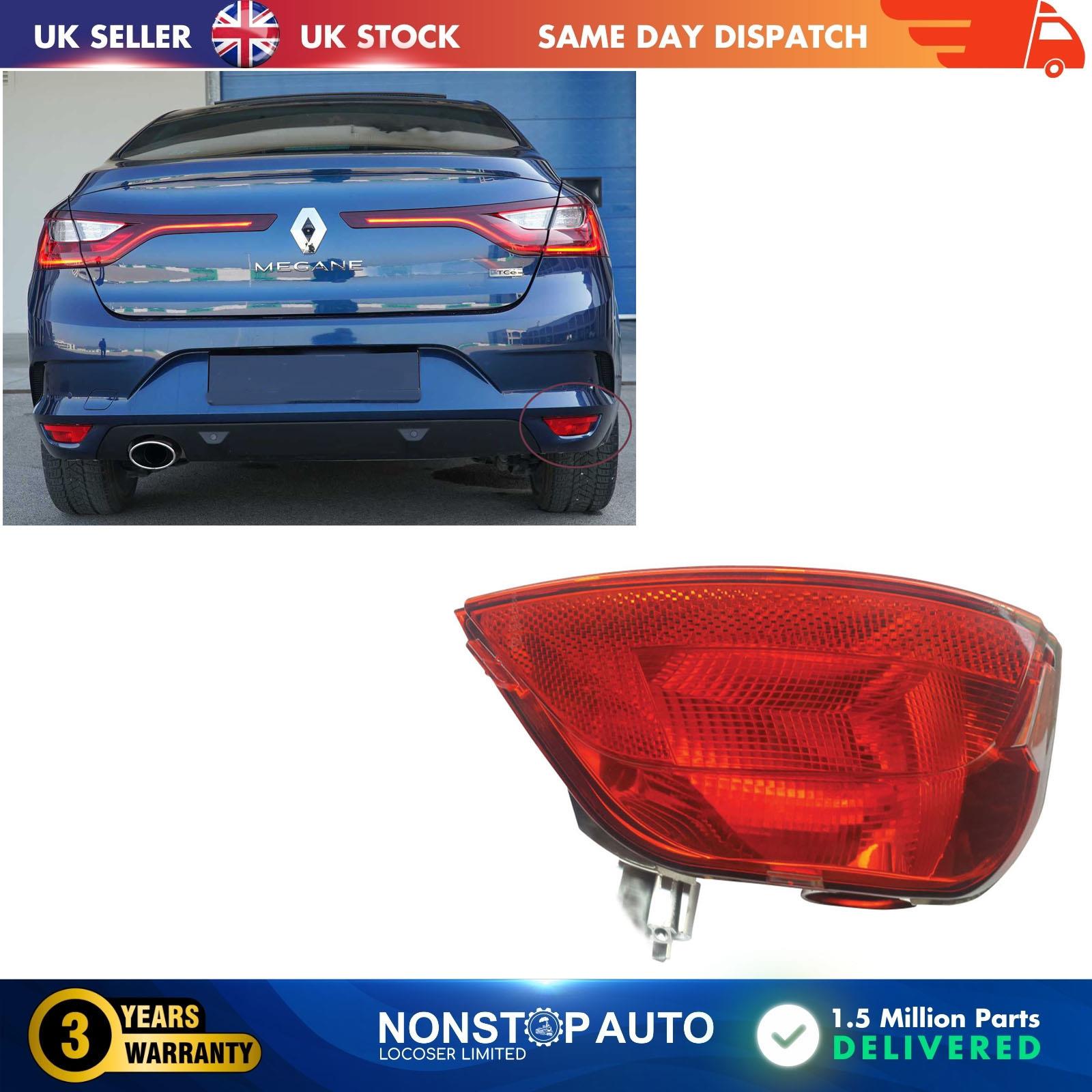 Rear Fog Light Right Side Fits Renault Megane Mk4 Sedan Scenic Mk4 265808906R