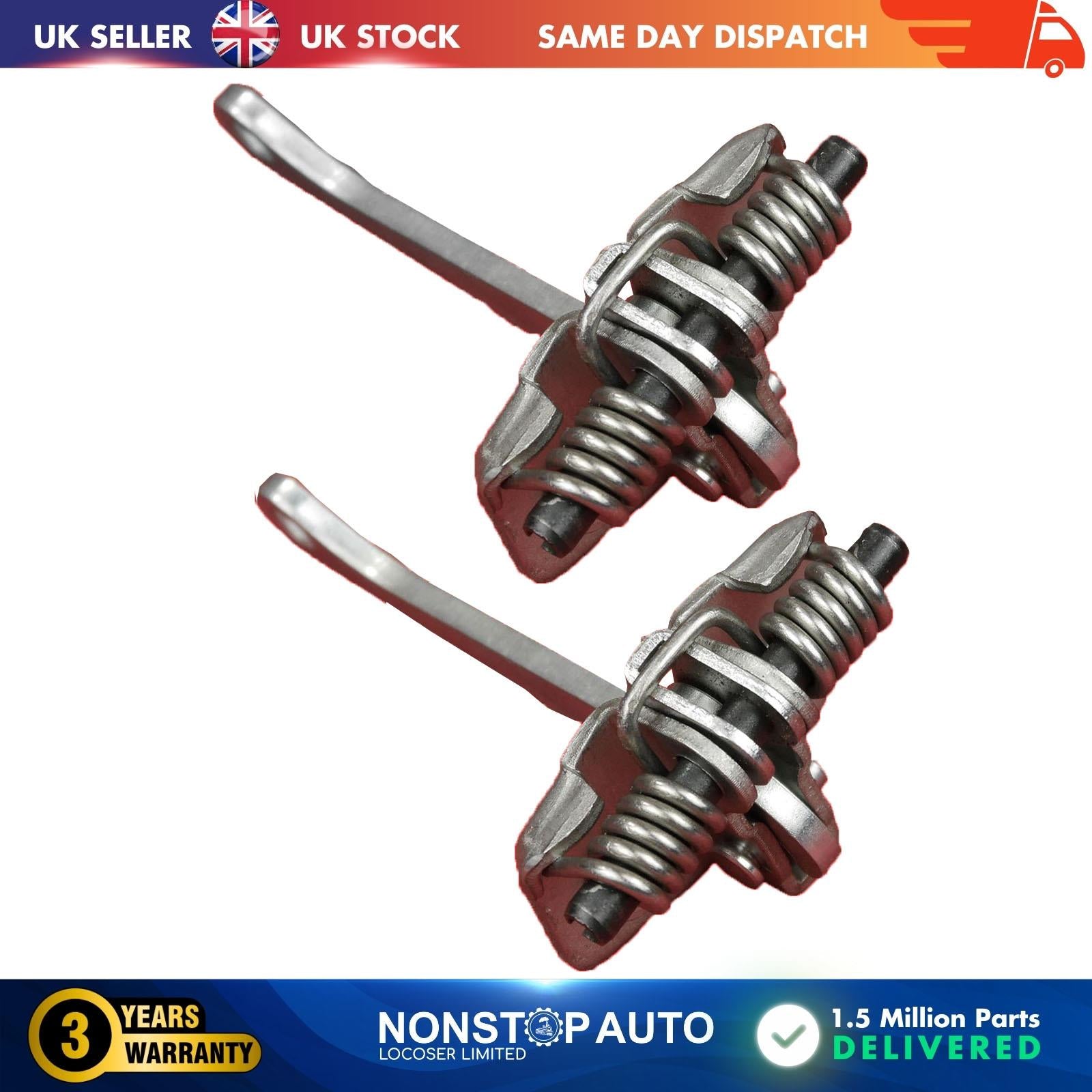 2 X Rear Door Hinge Stop Check Strap Limitery Right and Left Side Fits PEUGEOT 306 II 918172