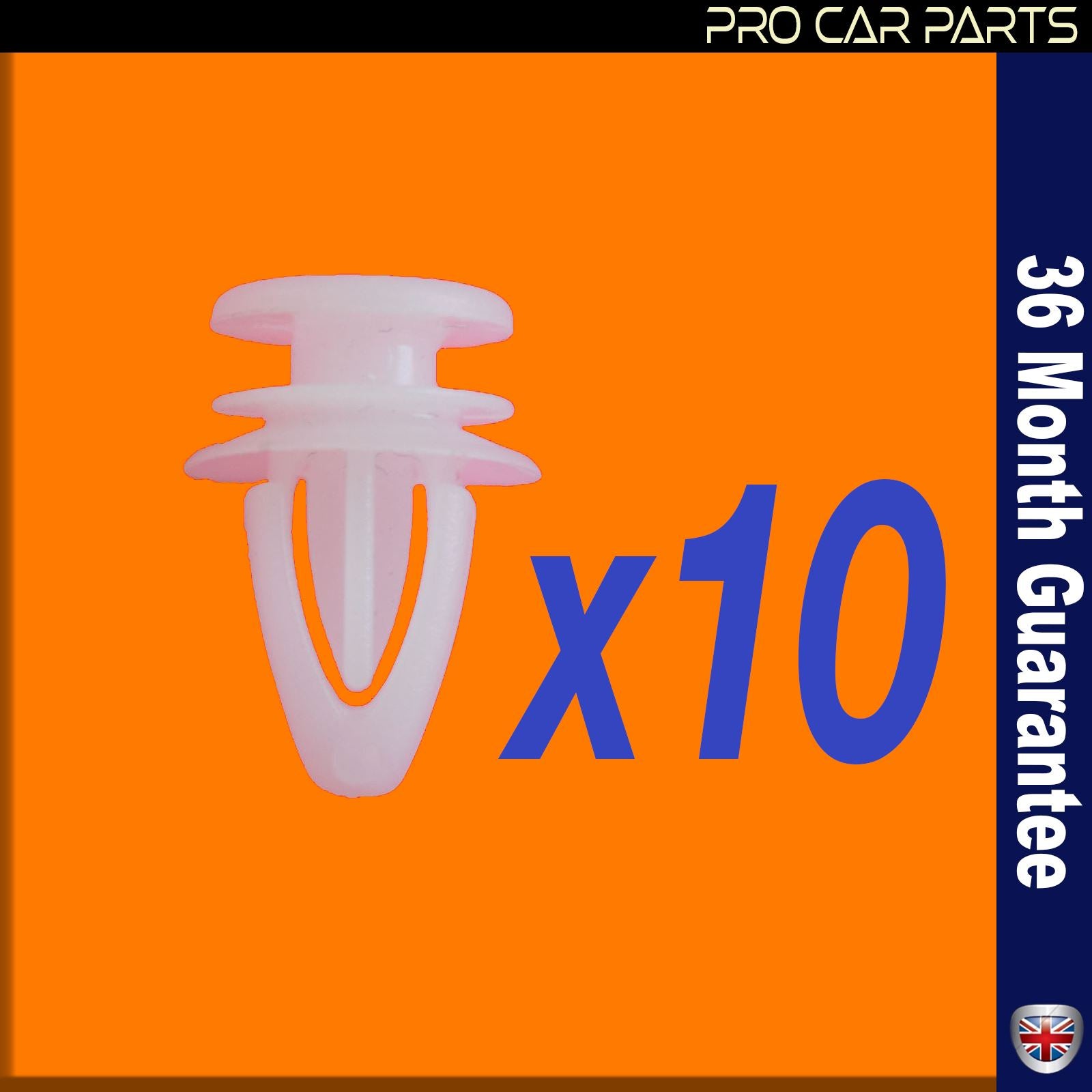 For Vauxhall Signum Meriva Tigra Zafira wing mirror door panel trim clips X10