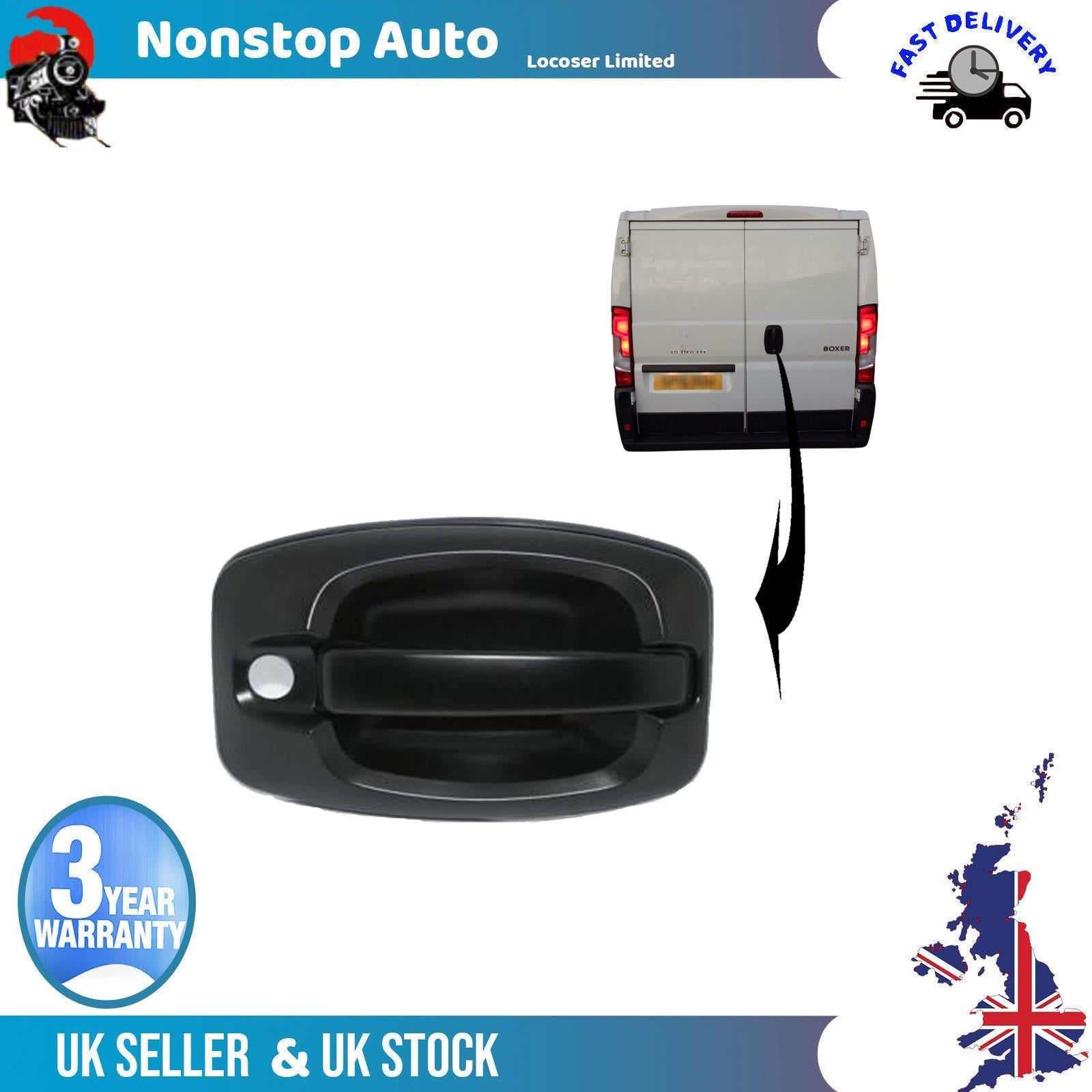 Rear Door Handle Without Lock Fits FIAT Ducato 9101CT 735469968