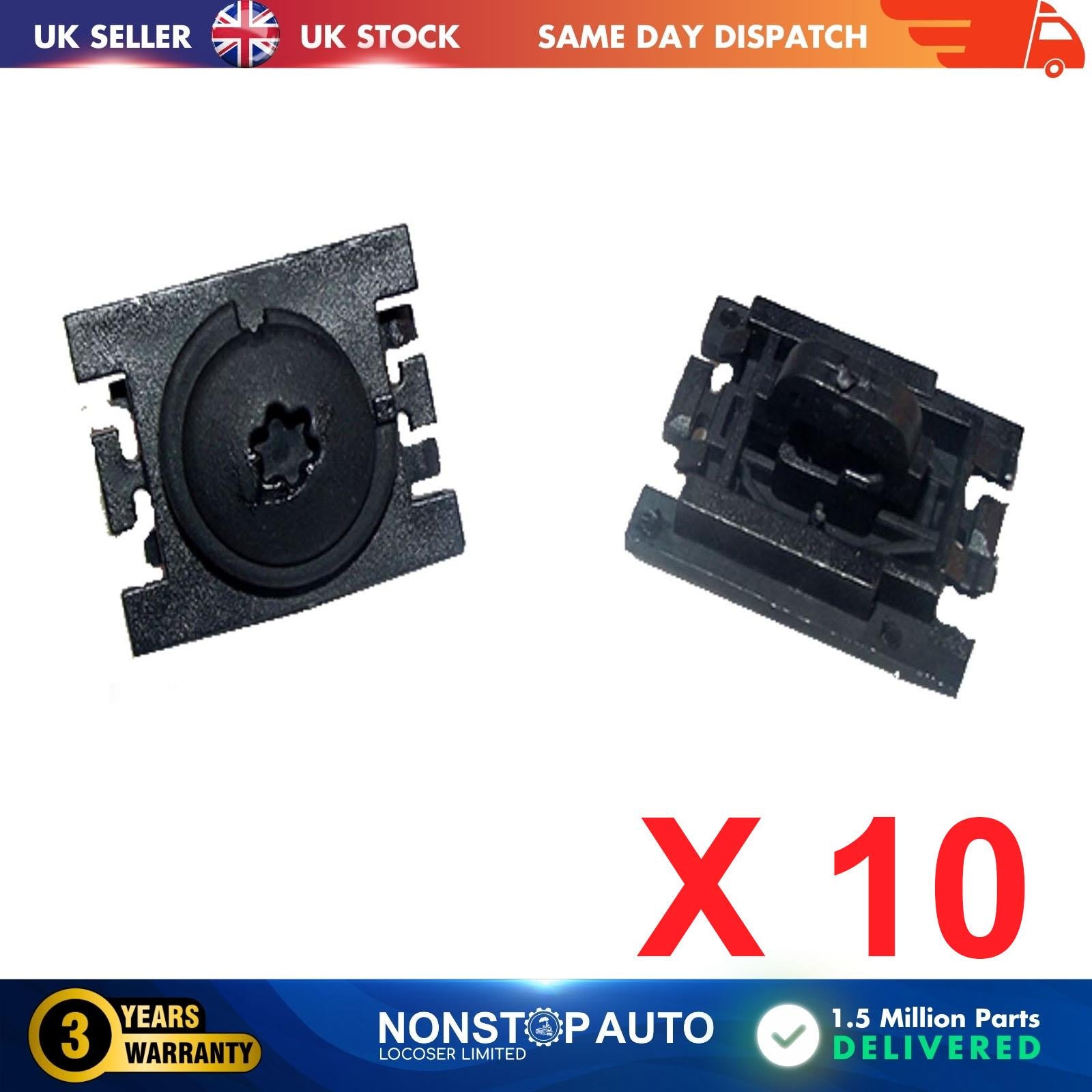 2X Headlight Fastener Trim Clips For CITROEN PEUGEOT 307 308 7840L6