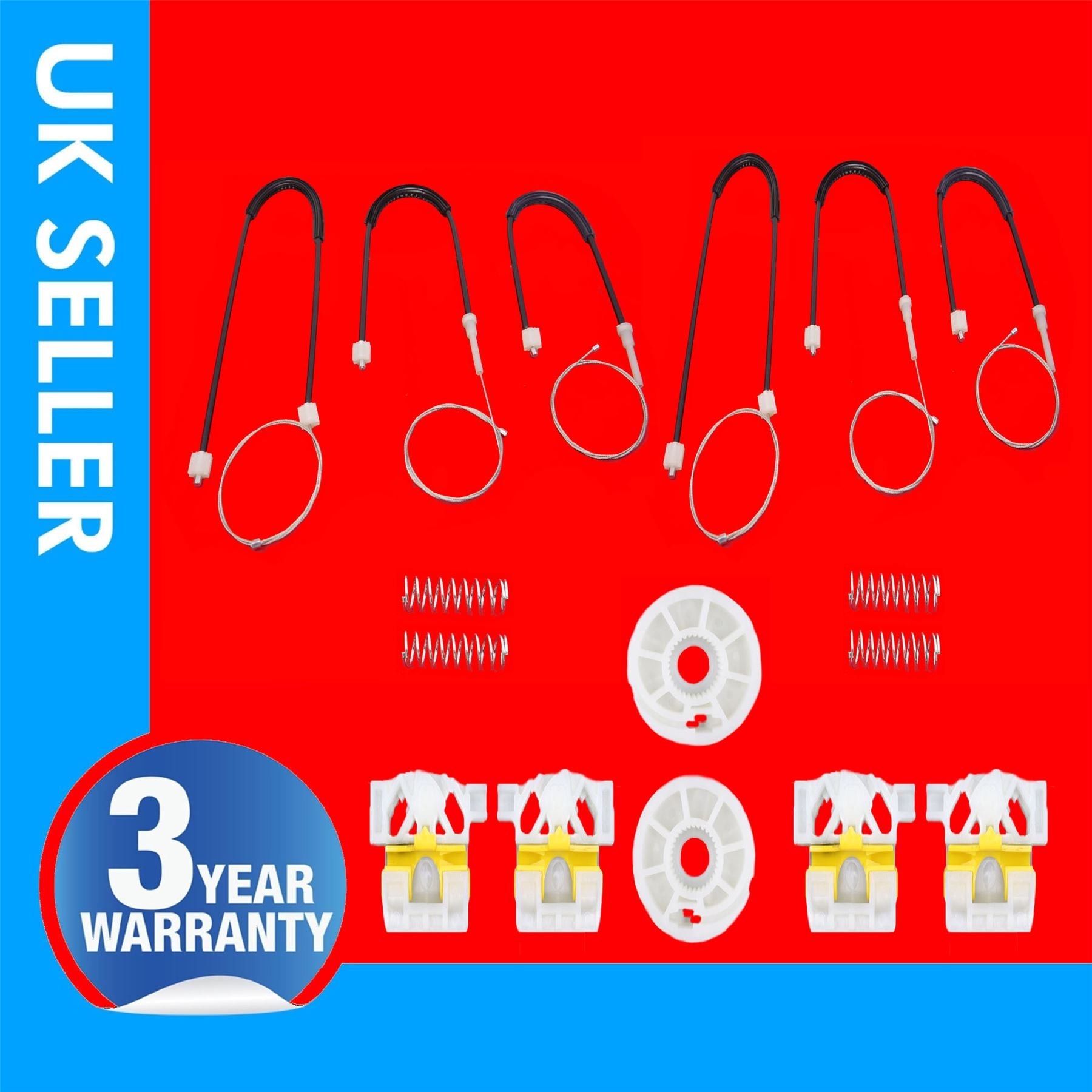 Fits Renault Laguna Window Regulator Repair Kit Front Left & Right Side