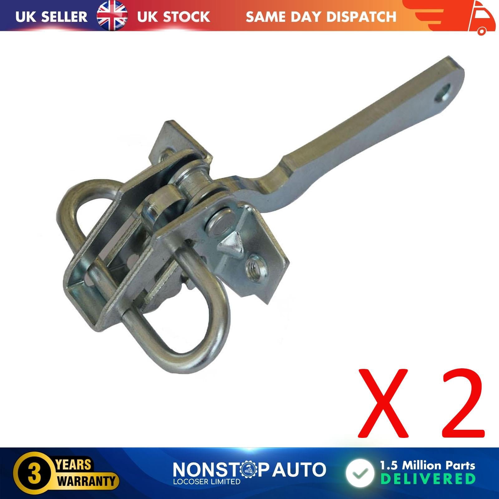 2 X Front Door Hinge Stop Check Strap Limitery Fits  CITROEN Jumper Mk2