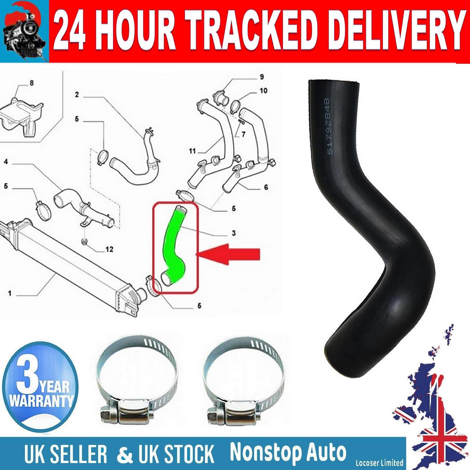 TURBO INTERCOOLER TURBO HOSE PIPE FOR FIAT  FIAT FIORINO QUBO 1.3 MULTIJET  51792848