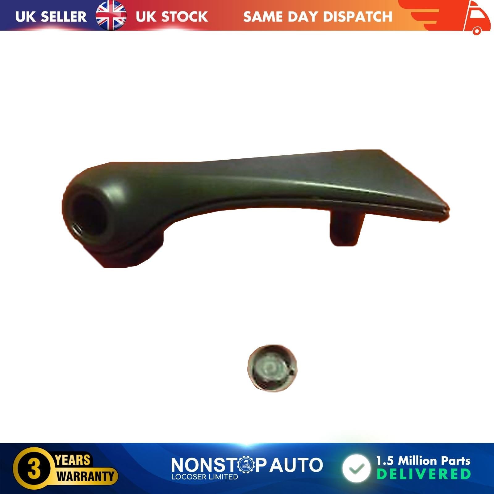 Door Console Armrest Black / left FOR RENAULT MEGANE II  3357L