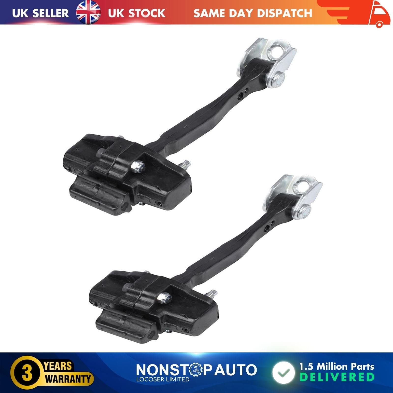 2 X Rear Door Hinge Stop Check Strap Limitery Right and Left Side Fits FIAT Tipo  Egea  51983608