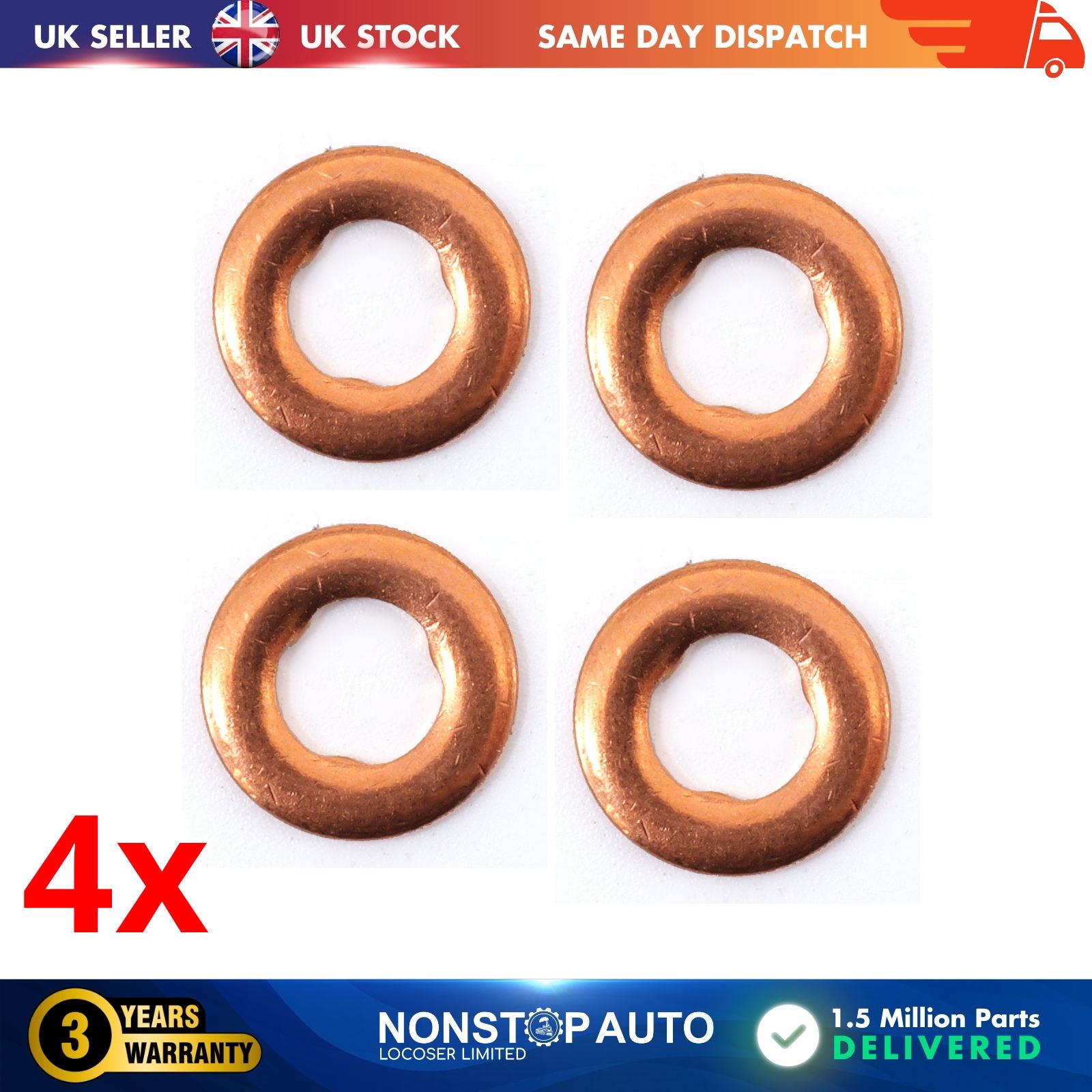 4x Diesel Injector Copper Washers For MERCEDES A C E G Class CLK CLS Sprinter Vito A6110170060