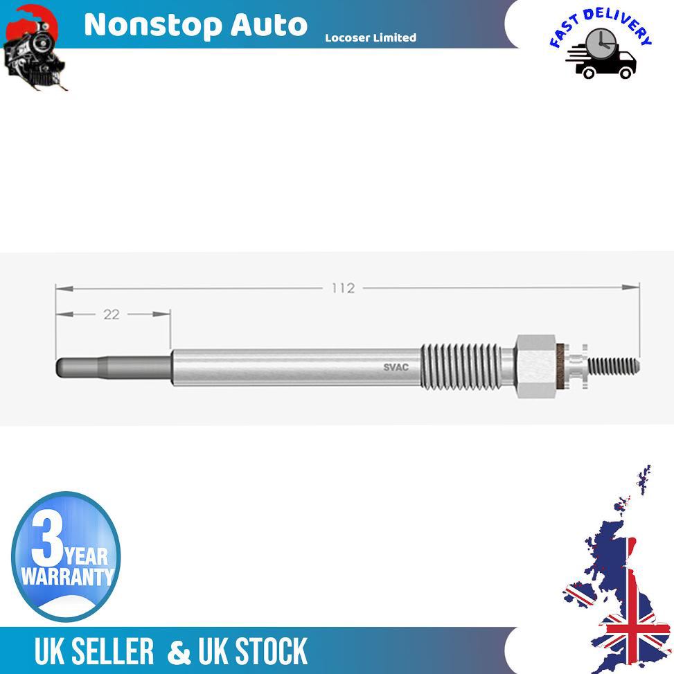 Glow Heater Plug Fits CATERPILLAR ENGÄ°NE PERKINS ENGÄ°NE 2666A014