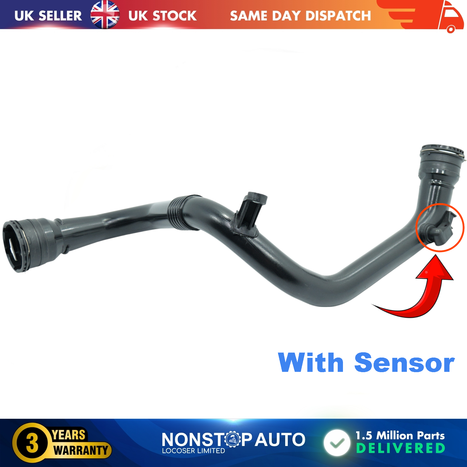 INTERCOOLER TURBO HOSE PIPE FOR RENAULT FLUENCE GRAND SCENIC III MEGANE CC MEGANE III SCENIC III 8200981498