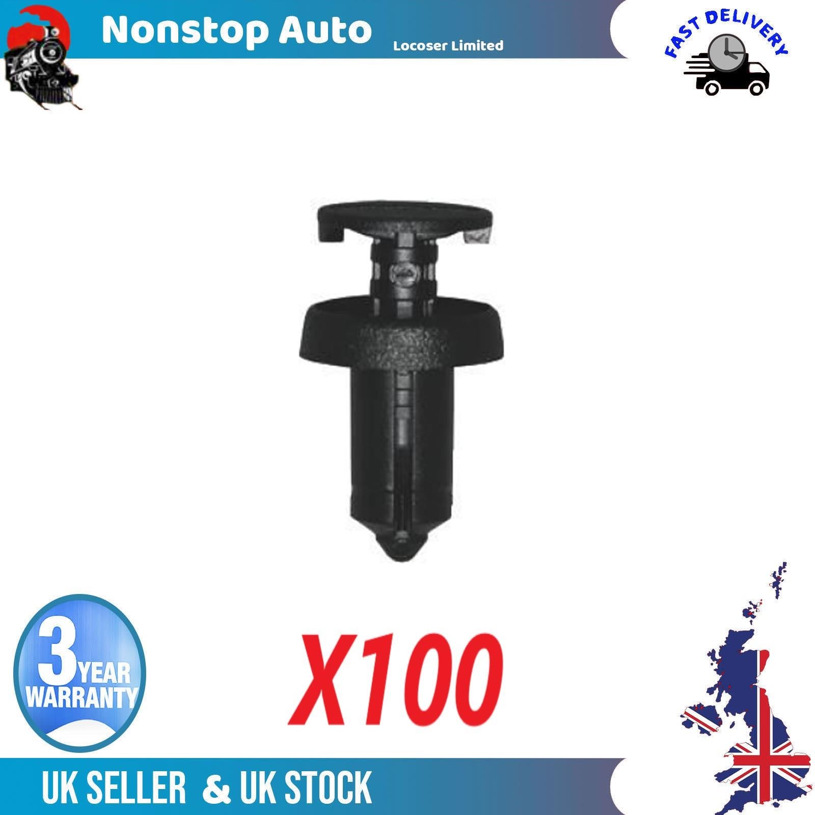 10 X Wheel Arch Panel Splash Guard Retainer Clips For OPEL Vivaro  7703072361