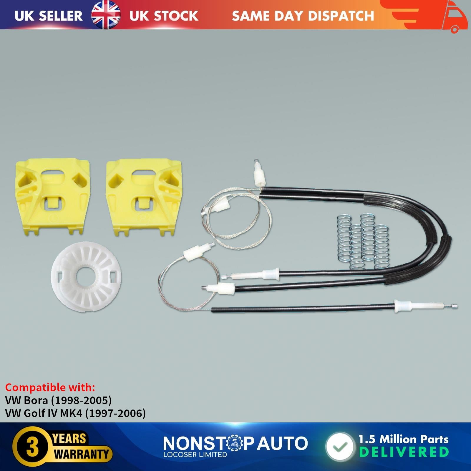 Fits VW Golf MK4 Bora Window Regulator Repair Kit Front Left or Right Side